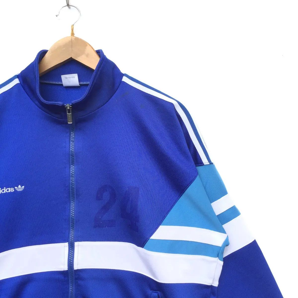 Adidas Vintage 90s Adidas Trefoil Small Logo | Nirasaki Soccer | M Size US M / EU 48-50 / 2 - 3 Thumbnail