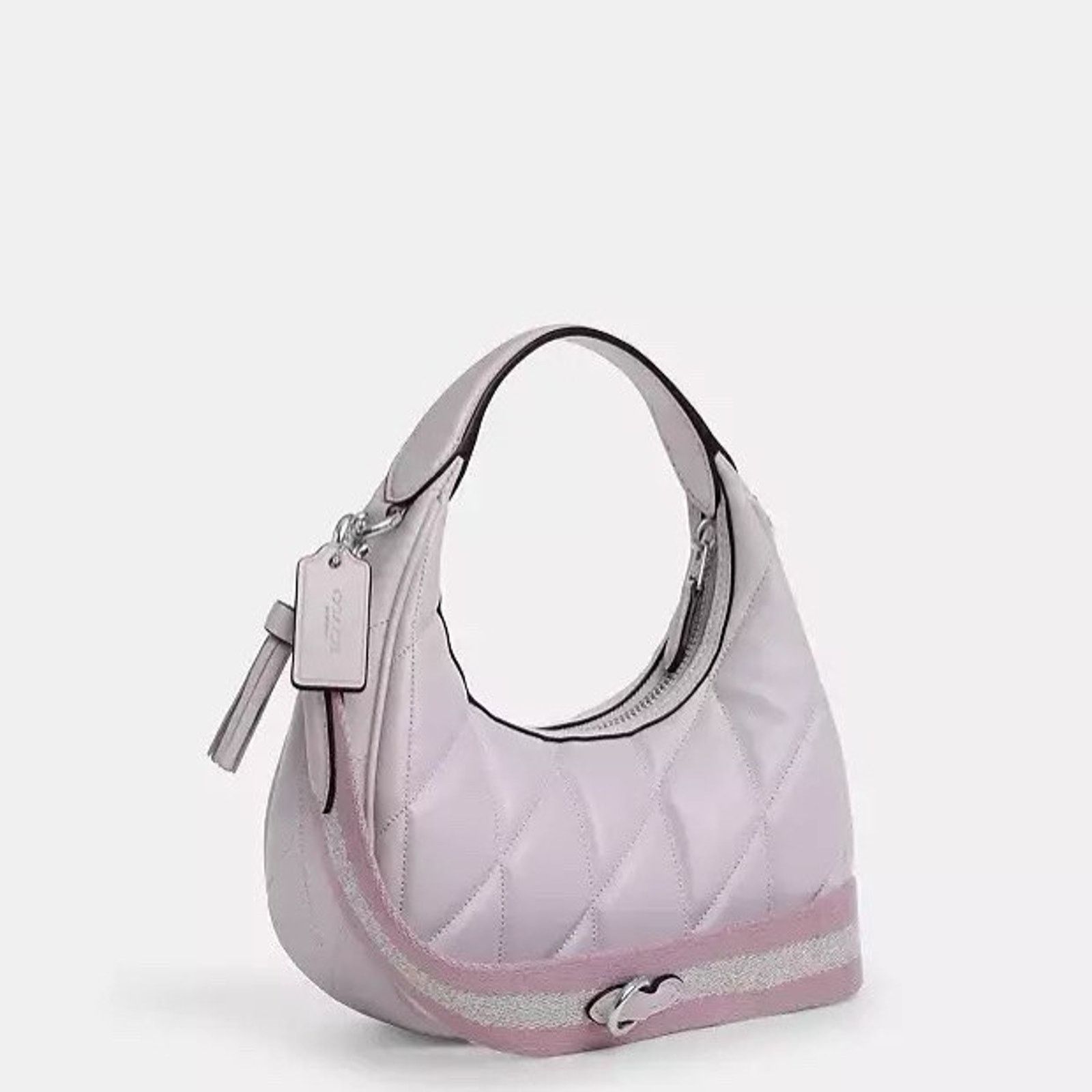 Coach NWT Coach Carmen Mini Crossbody Bag CBI46 Silver/Pink Size ONE SIZE - 8 Thumbnail