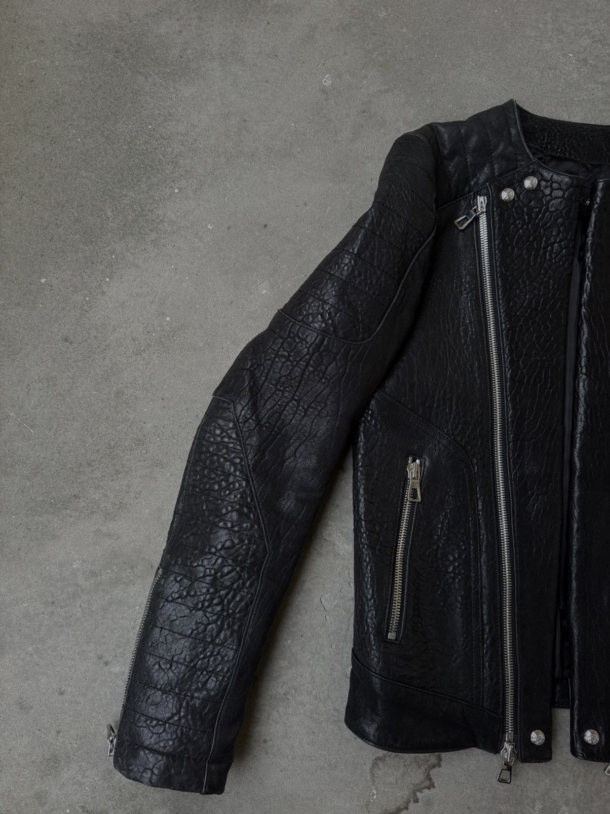 Balmain × H&M AW15 Balmain x H&M Biker Leather Jacket Size US S / EU 44-46 / 1 - 5 Thumbnail