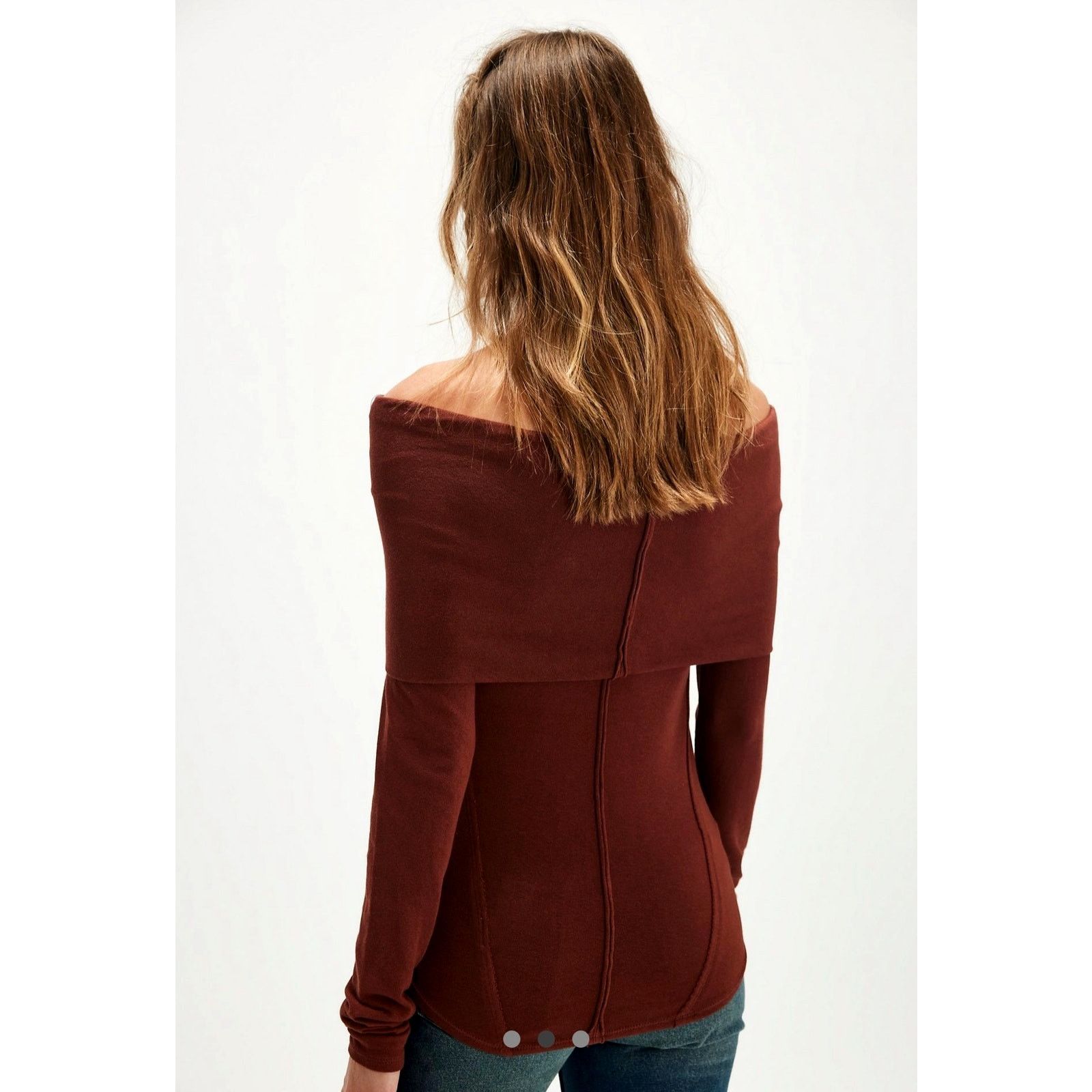 Free People Free People Iris Layering Top Chocolate Fondant size S Size S / US 4 / IT 40 - 3 Thumbnail