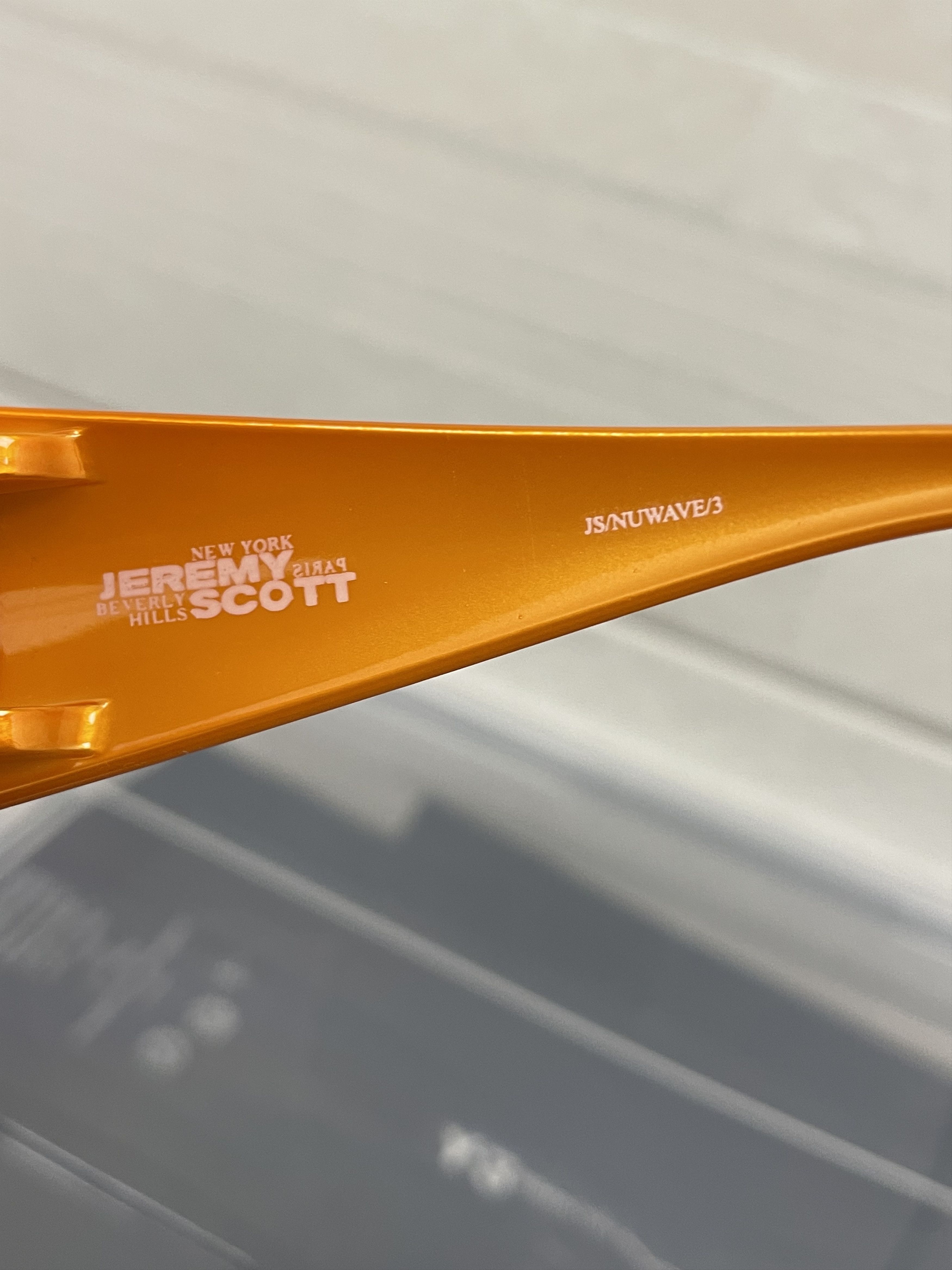 Jeremy Scott × Linda Farrow Linda Farrow X Jeremy Scott Nuwave (Tangerine/Silver) Size ONE SIZE - 6 Thumbnail
