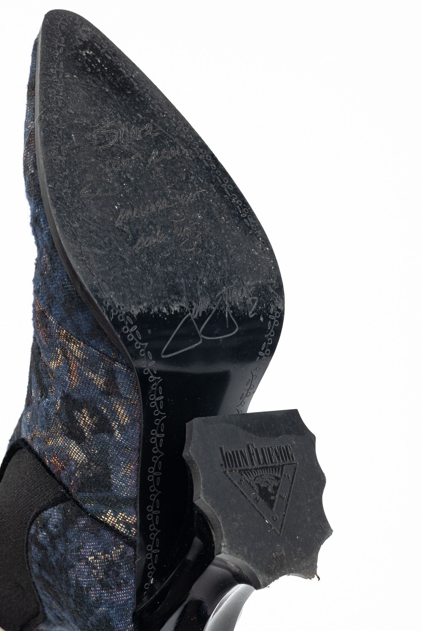 John Fluevog John Fluevog Ara Floral Vintage-Inspired Chelsea Boots Size US 8 / IT 38 - 5 Thumbnail