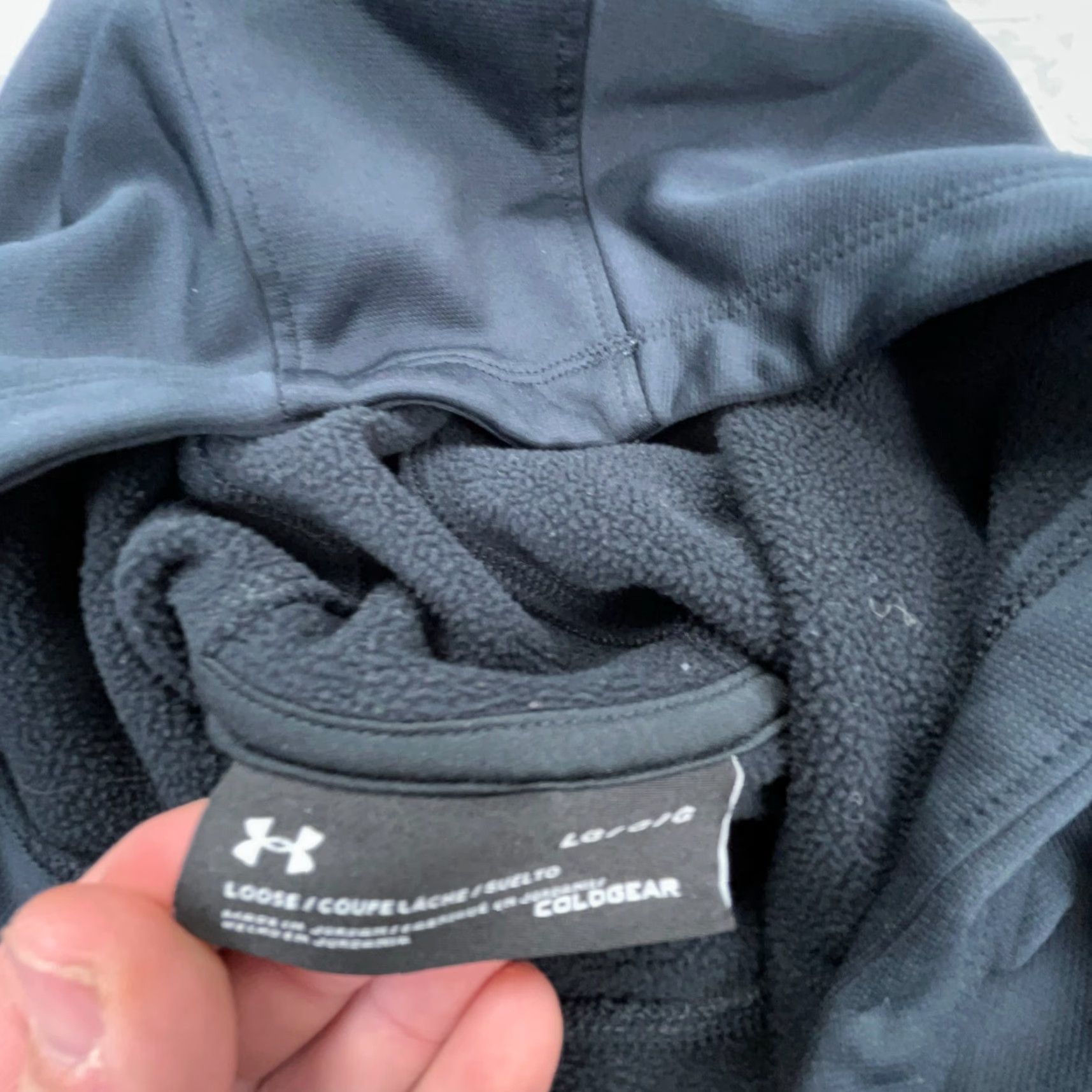 Under Armour Under Armor Hoodie Women S Black Gold Sweatshirt Sweater Mock Cold Gear Loose Fit Womens Size S / US 4 / IT 40 - 3 Thumbnail