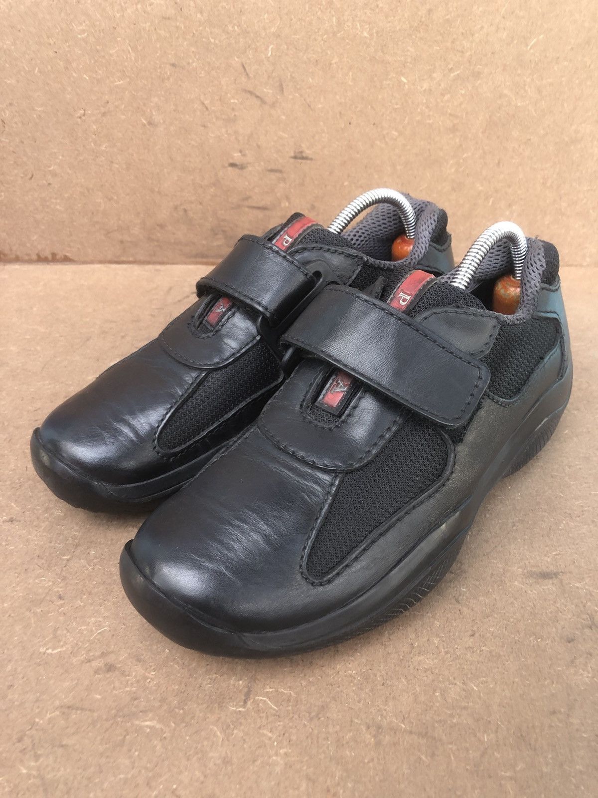 Prada Prada Black Calfskin Leather Women’s Shoes Size 35.5 Size US 5.5 / IT 35.5 - 1 Thumbnail
