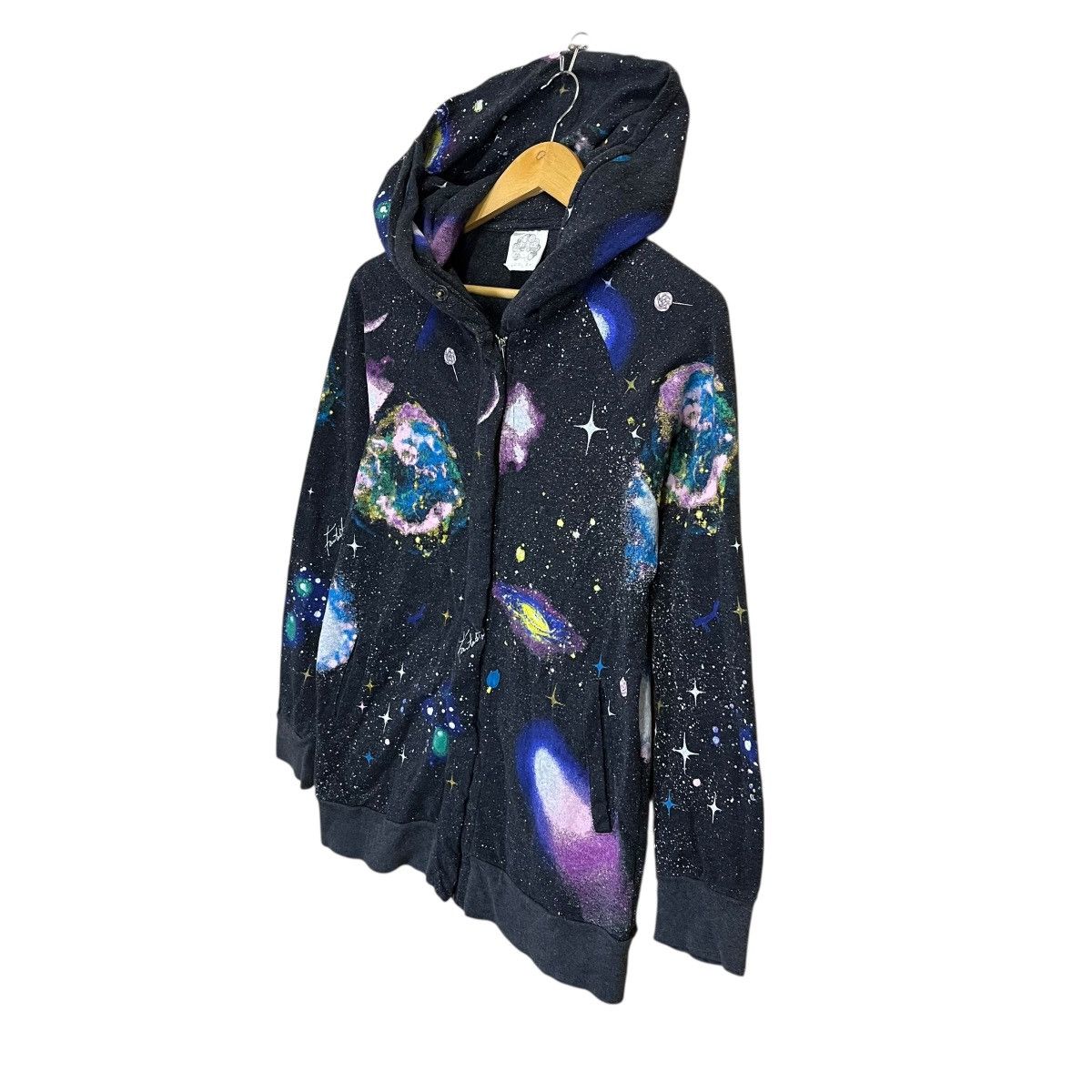 Japanese Brand ScoLar Labir Universe Print Zipper Hoodie Size US M / EU 48-50 / 2 - 3 Thumbnail
