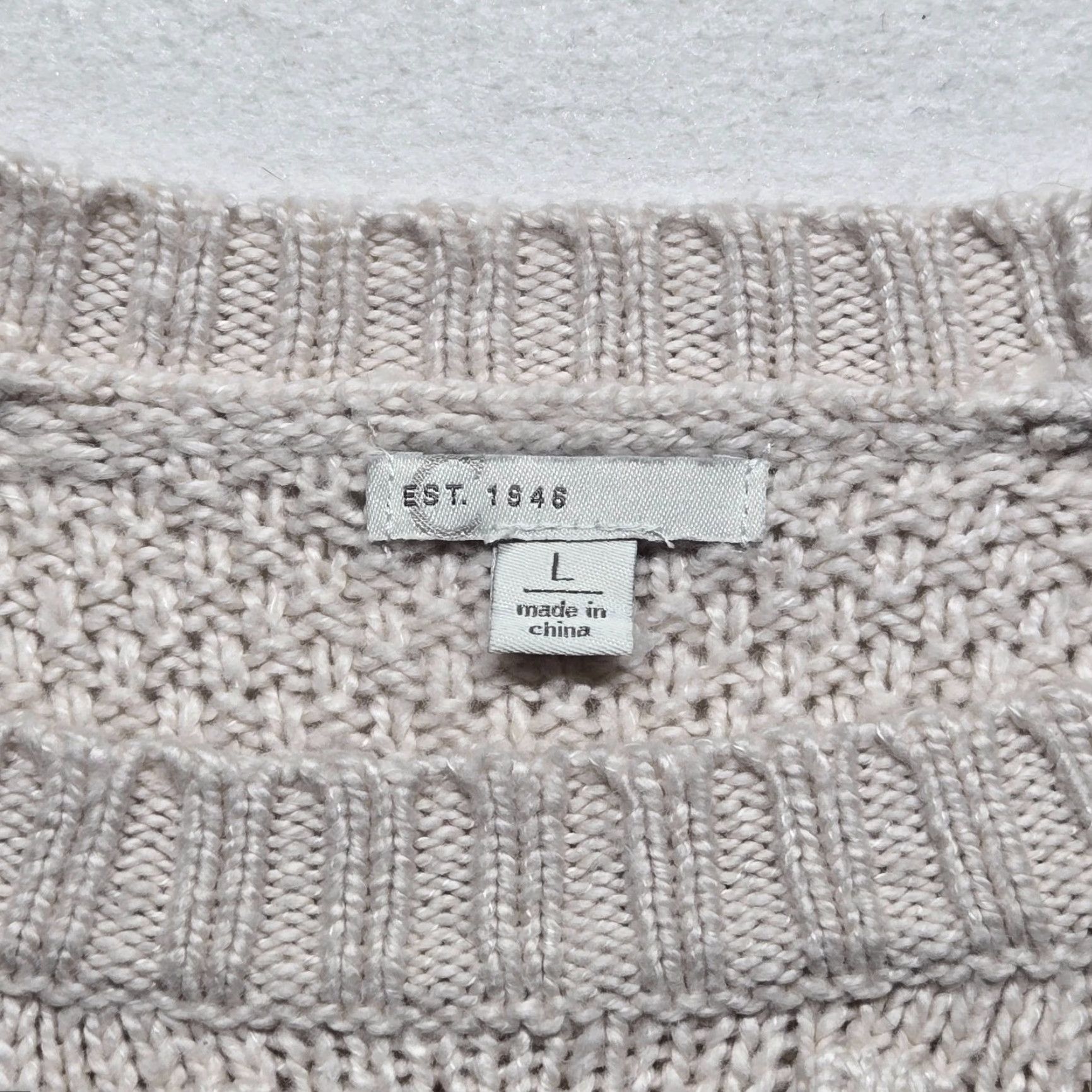 Vintage Cato Brown Long Sleeve Knit Crop Sweater Women's L Regular Casual Modern Size L / US 10 / IT 46 - 3 Thumbnail