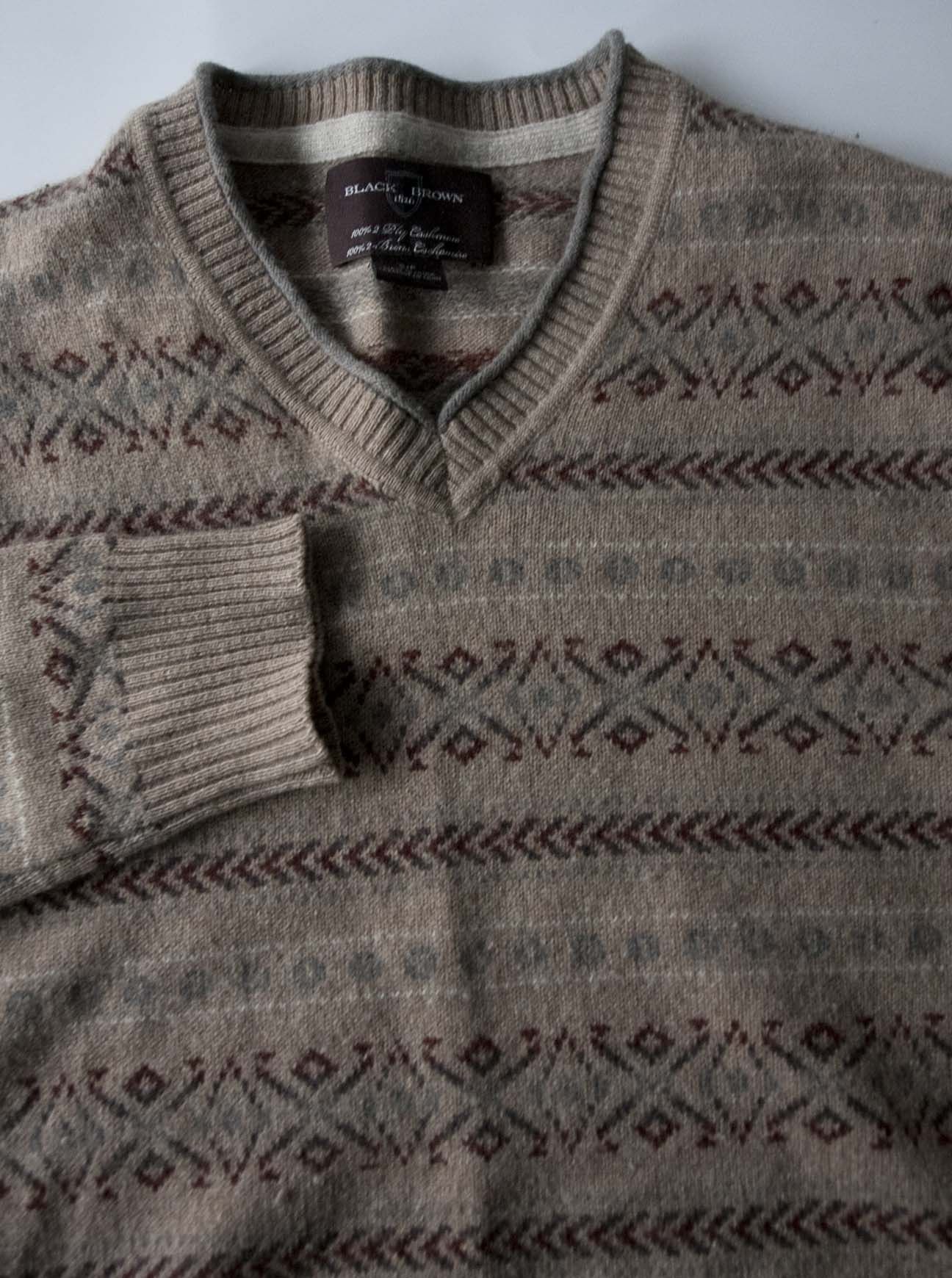Black Brown 1826 Black Brown 1826 Sweater 2 Ply 100% Cashmere Size S Brown Size US S / EU 44-46 / 1 - 3 Thumbnail