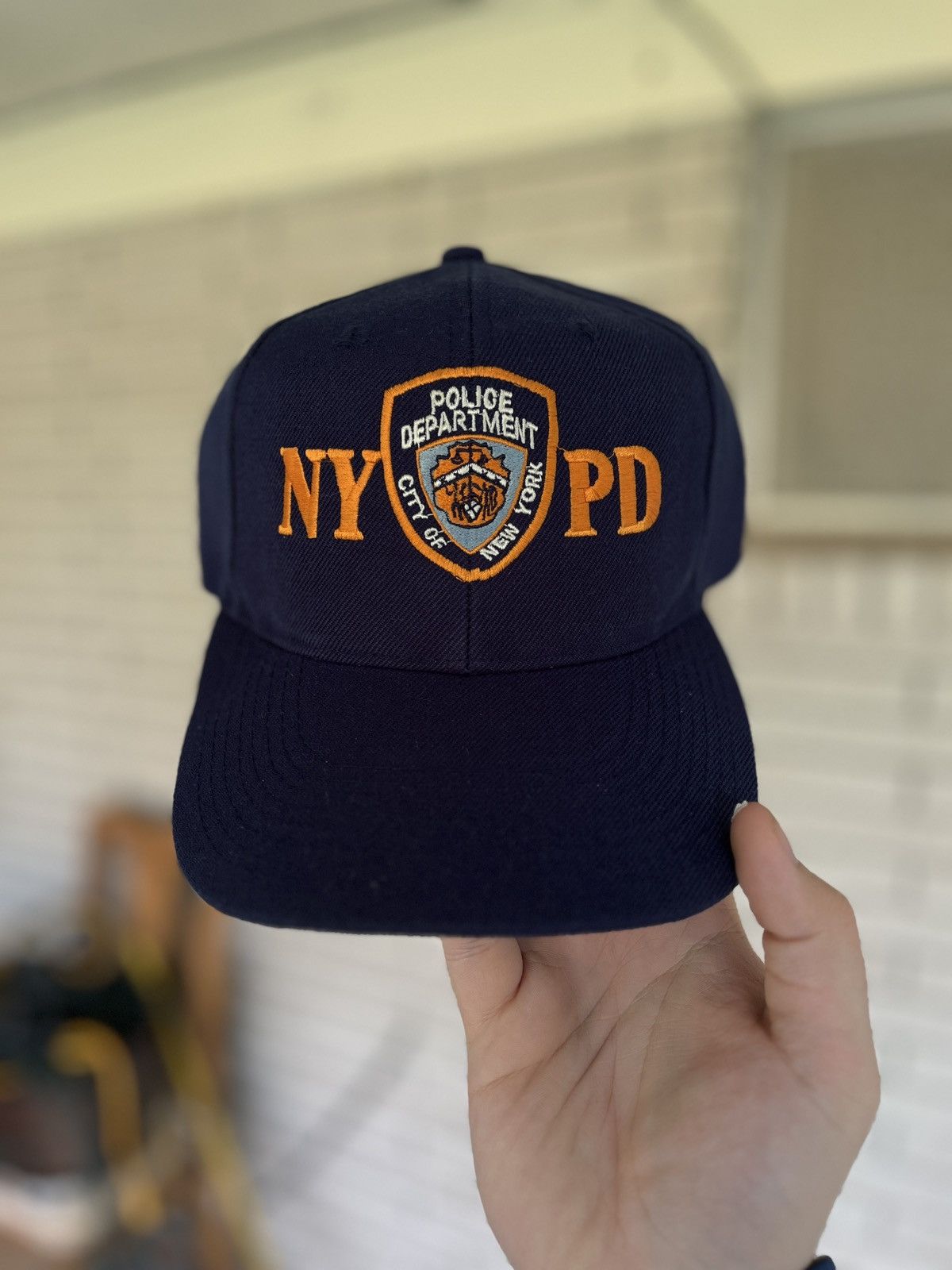 Harley Davidson Vintage 90’s New York Police Department Promo Snapback Hat Size ONE SIZE - 1 Thumbnail