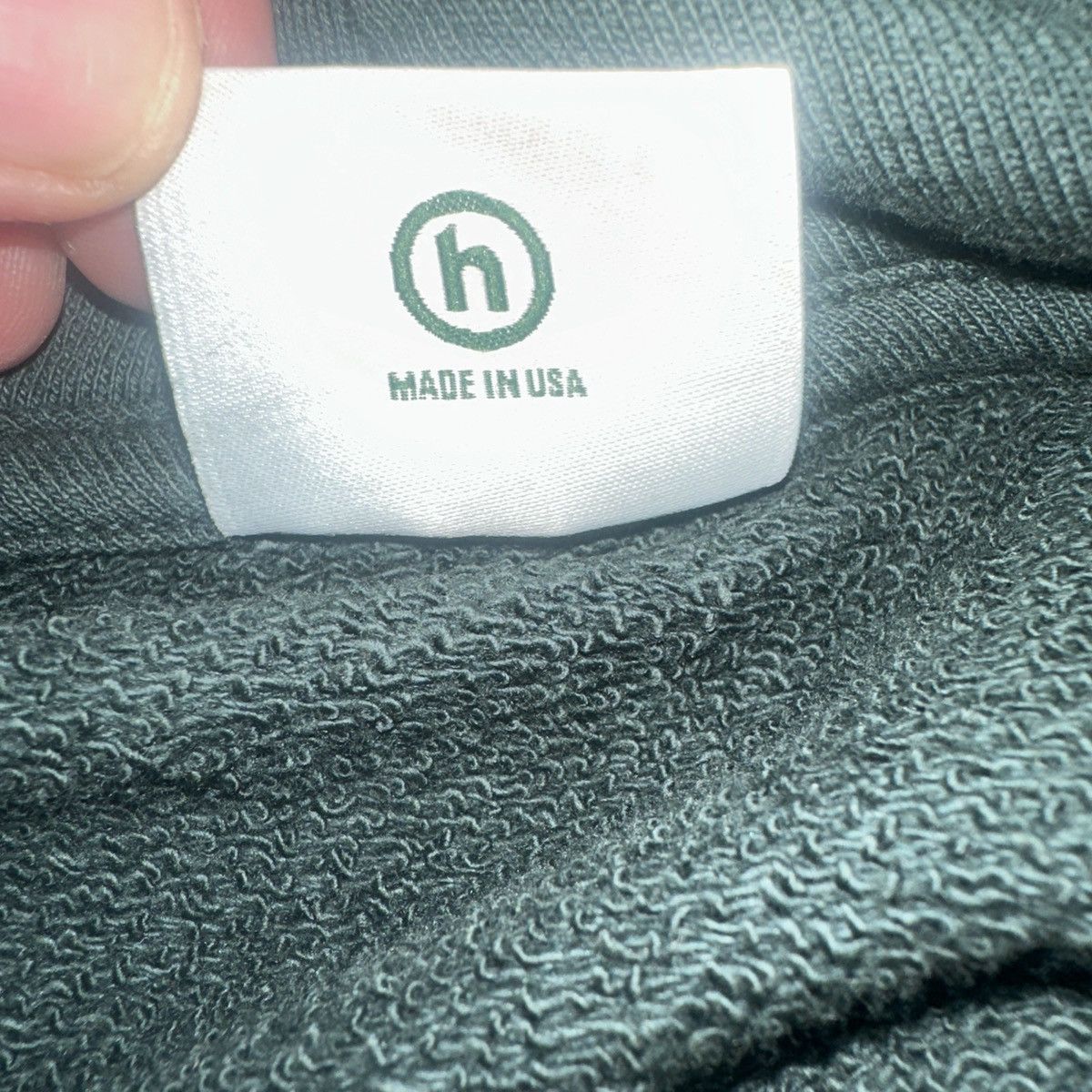HIDDEN HIDDEN NY Mini Logo Hoodie Dark Green FW22 - Size M Size US M / EU 48-50 / 2 - 5 Thumbnail