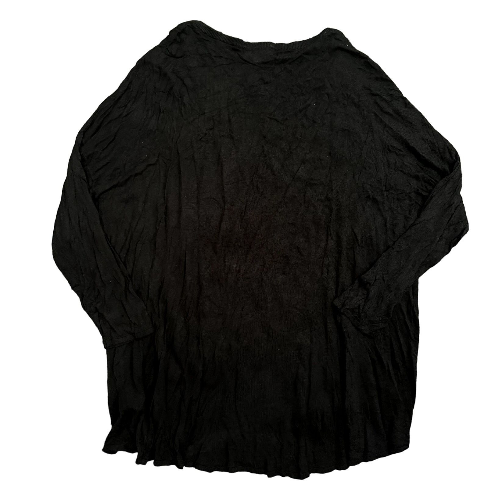 H&M H&M Scoop Neck Lightweight Sweater in Black, Size 3XL Size 3XL / US 20-22 - 3 Thumbnail