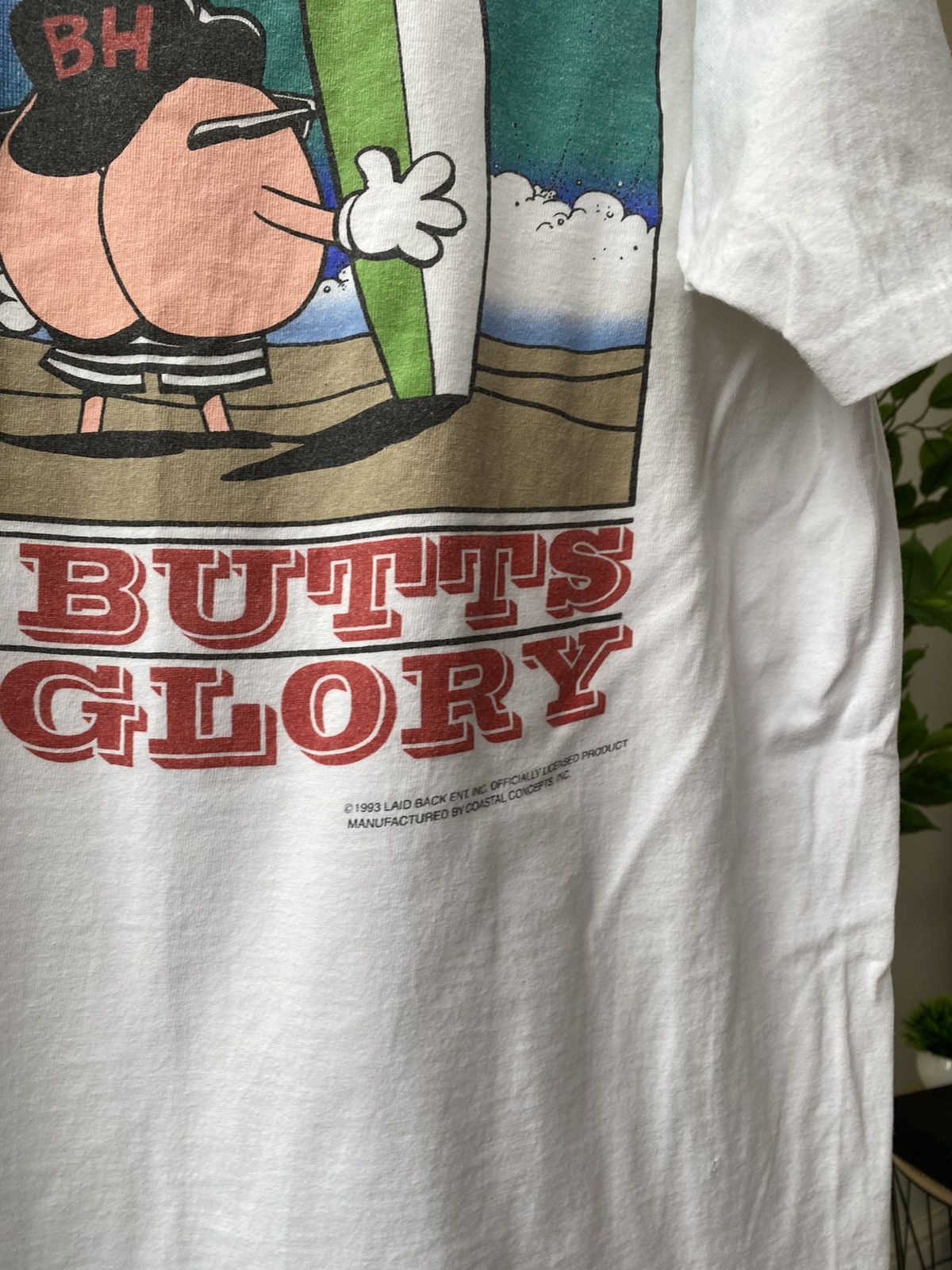 Band Tees × Designer × Vintage Vtg 1993 ButtHead Surfing USA Big Print Size US XL / EU 56 / 4 - 10 Thumbnail