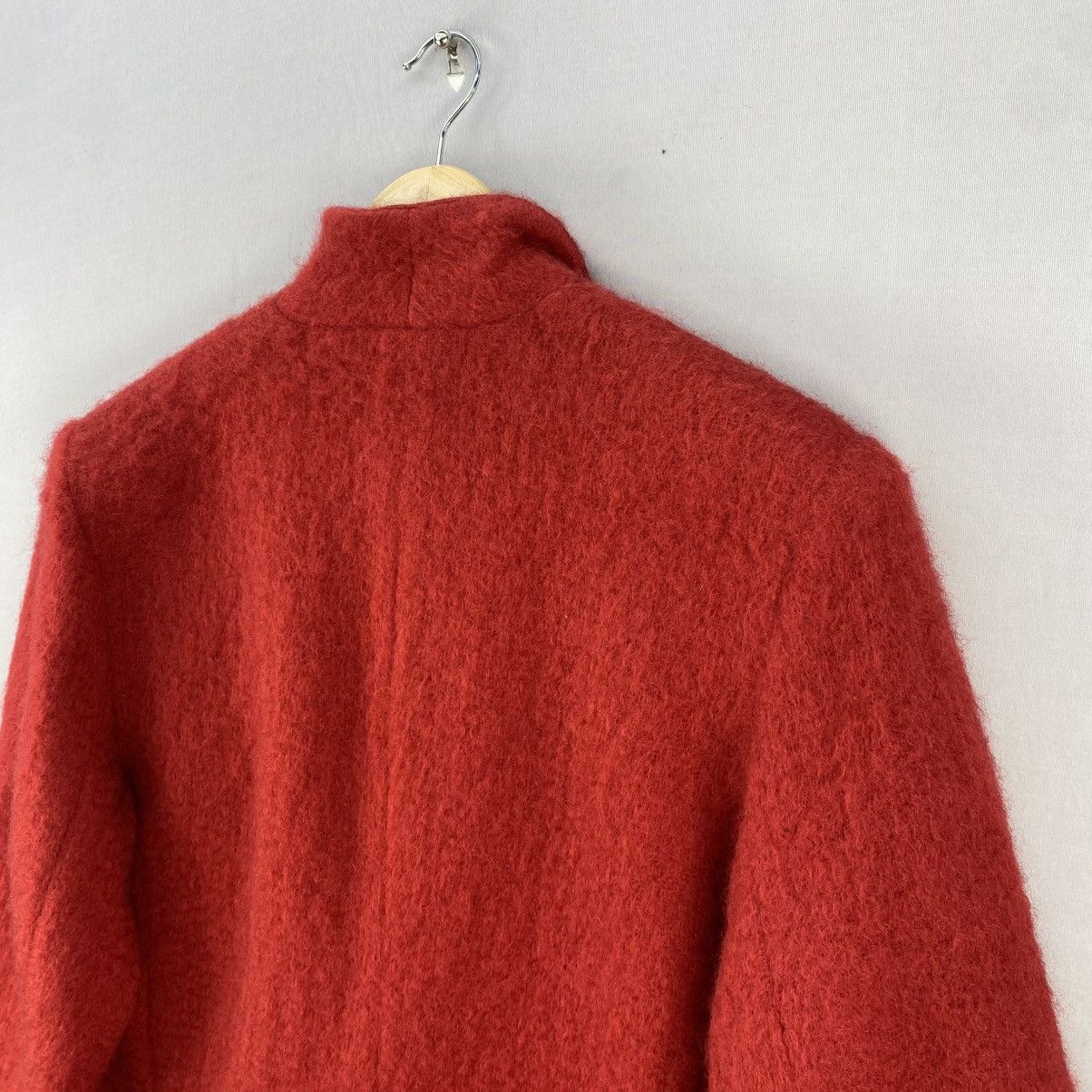 Gap Vintage Mohair Long Coat Jacket Size S / US 4 / IT 40 - 5 Thumbnail