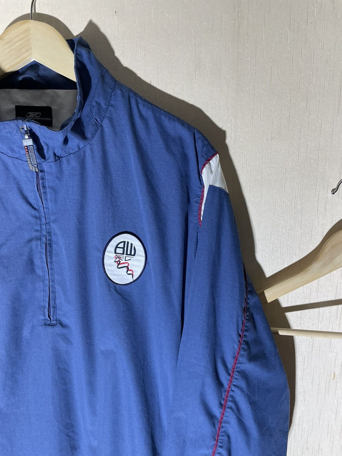 Reebok × Vintage Reebok Bolton Wanderers vintage soccer jacket Size US XL / EU 56 / 4 - 4 Thumbnail