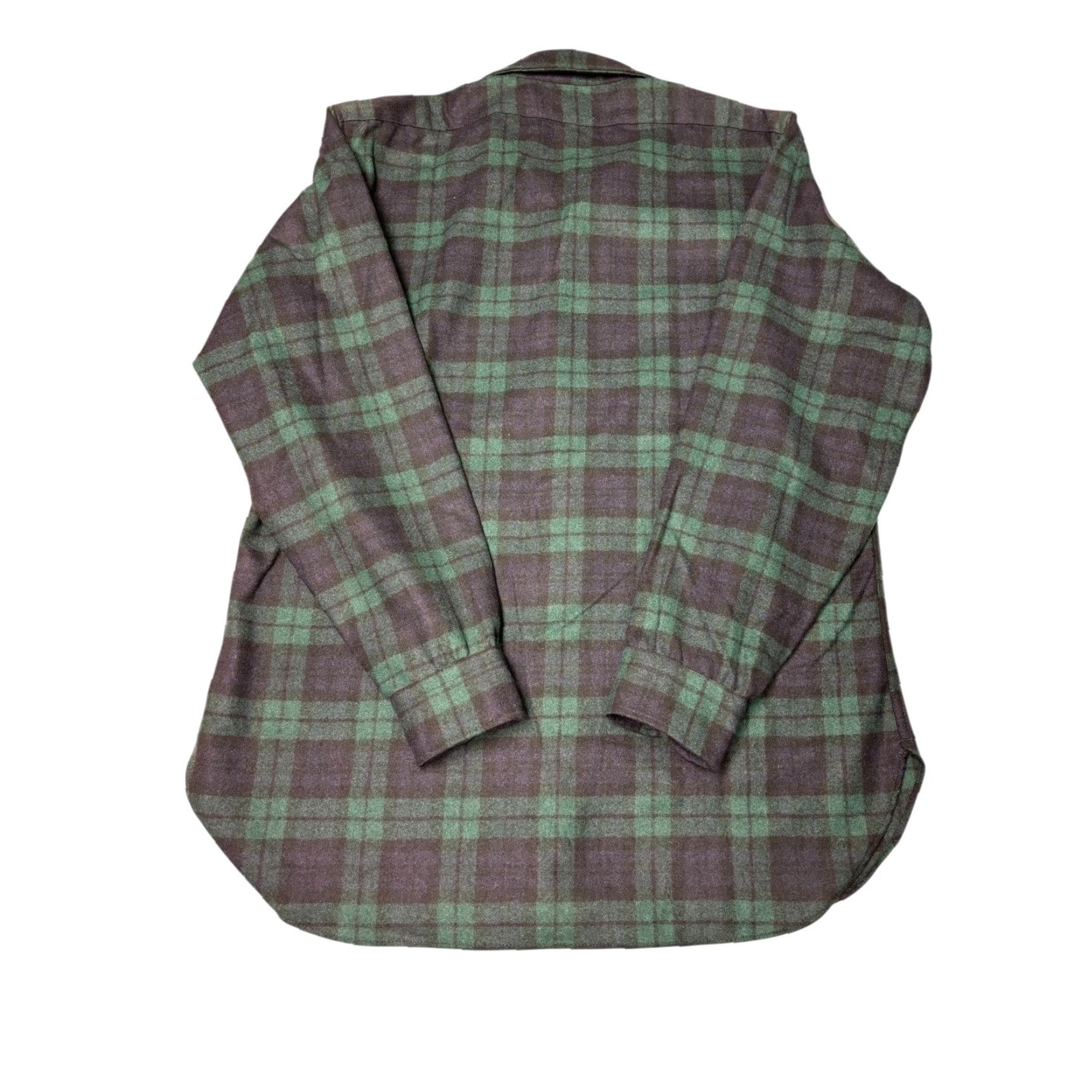 Pendleton VINTAGE Pendleton Wool Shirt Mens Large Button Plaid Flannel Green Black Size US L / EU 52-54 / 3 - 2 Thumbnail