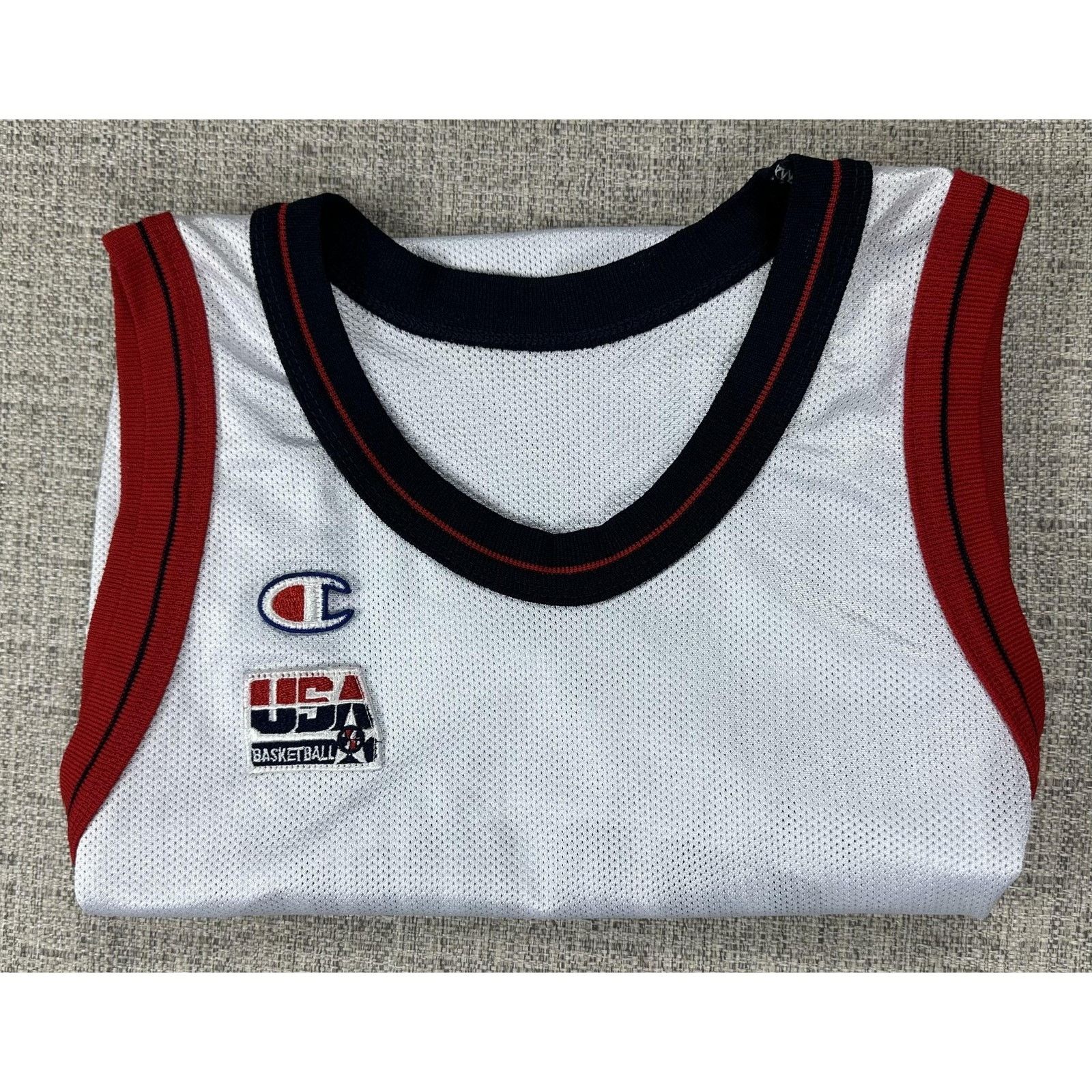 Champion USA Basketball Jersey Sz S Hardaway 6 Champion Made USA 90s Size US S / EU 44-46 / 1 - 12 Thumbnail