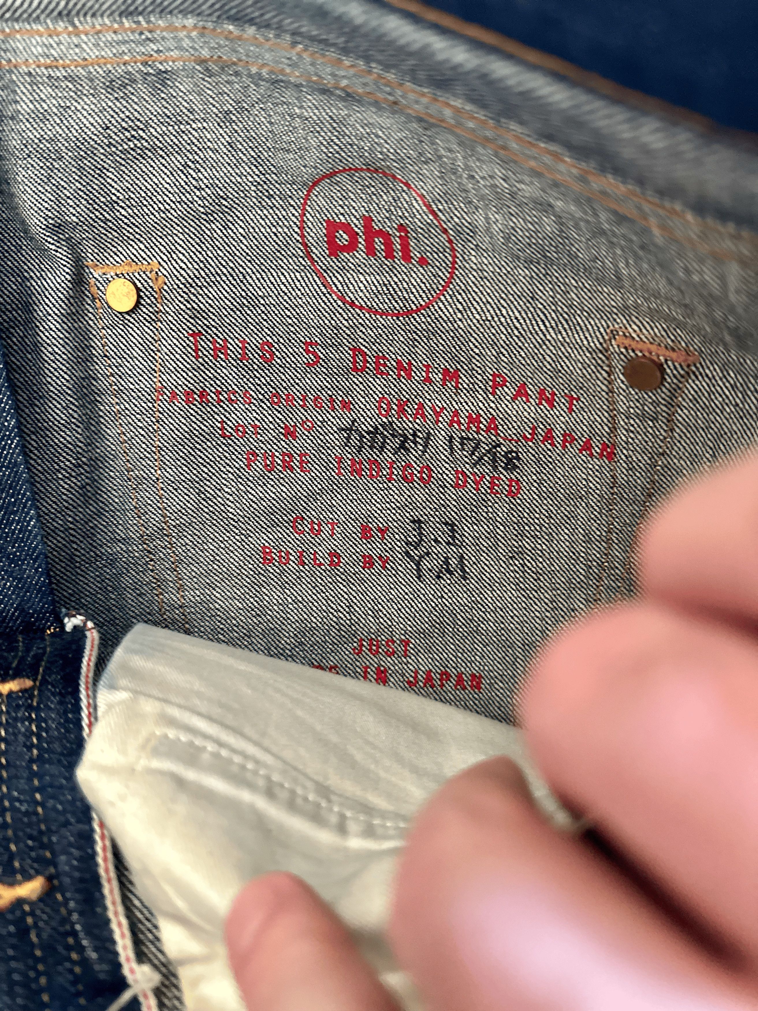 Other phi denim rare japanese denim Size US 34 / EU 50 - 6 Thumbnail