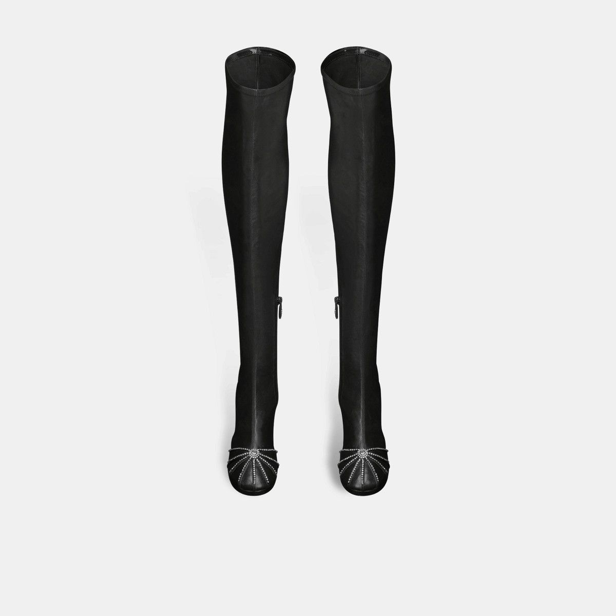 Dior o1bcso1str0225 Origine Heeled Thigh Boot in Black Size US 9 / IT 39 - 3 Thumbnail