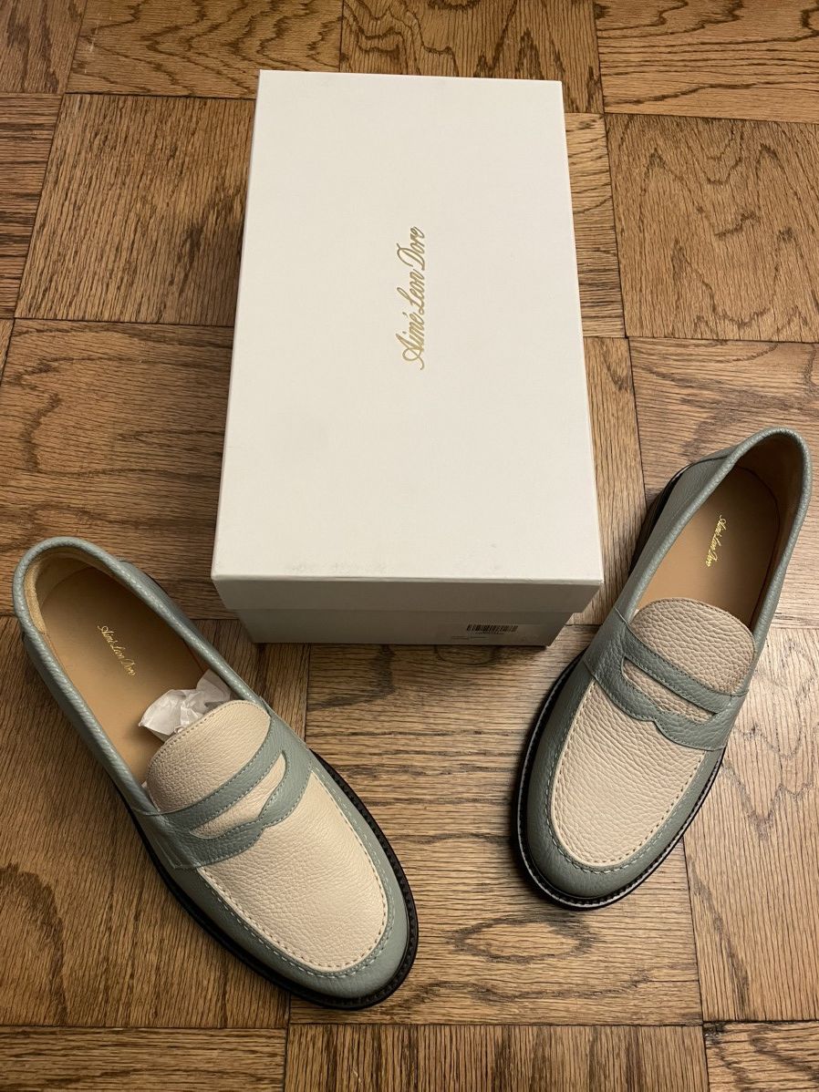Aime Leon Dore Aime Leon Dore Penny Loafer - Size 11 - Blue/White Size US 11 / EU 44 - 2 Thumbnail