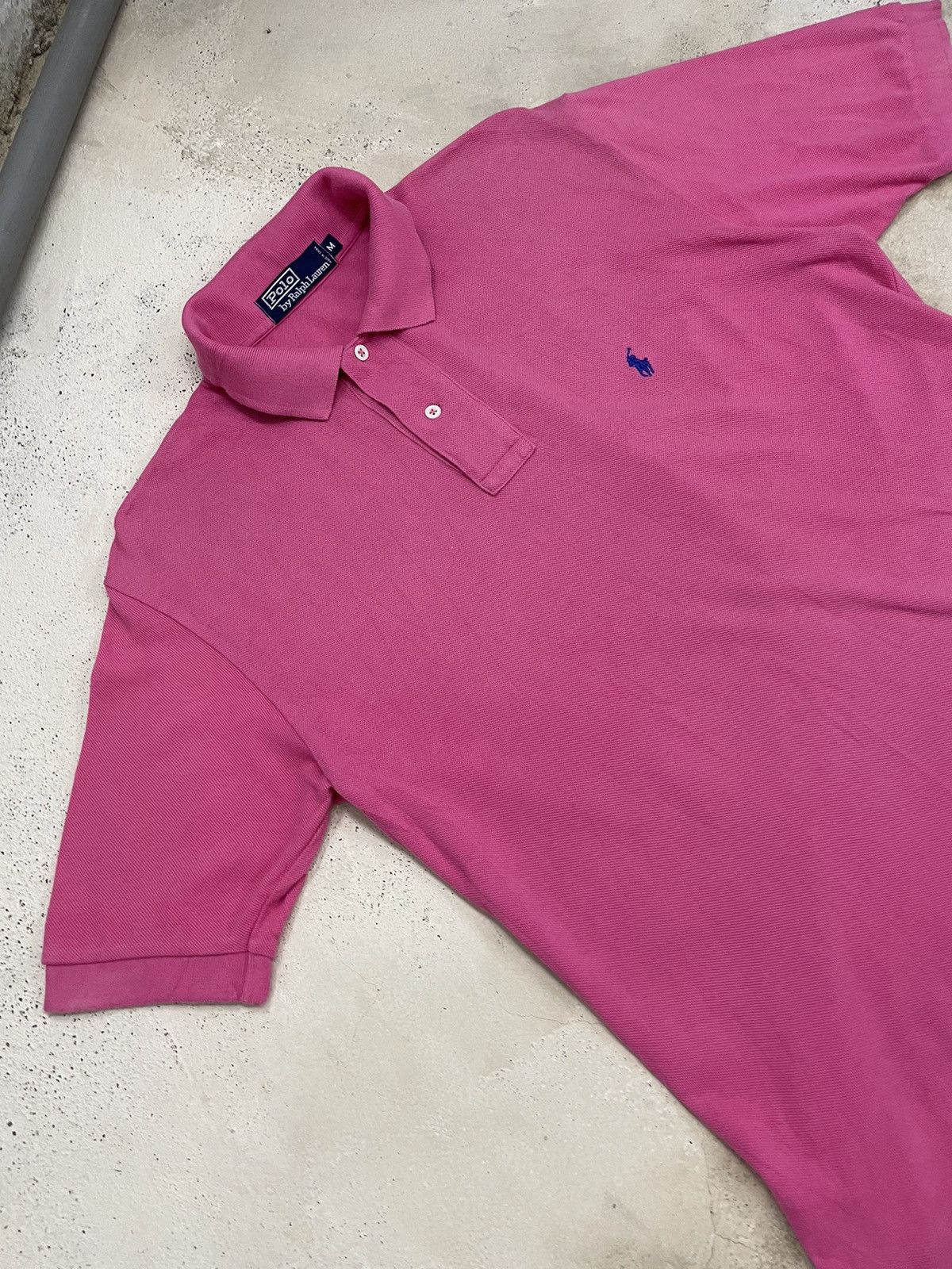 Polo Ralph Lauren Vintage Polo Pink Small Pony Size US M / EU 48-50 / 2 - 3 Thumbnail