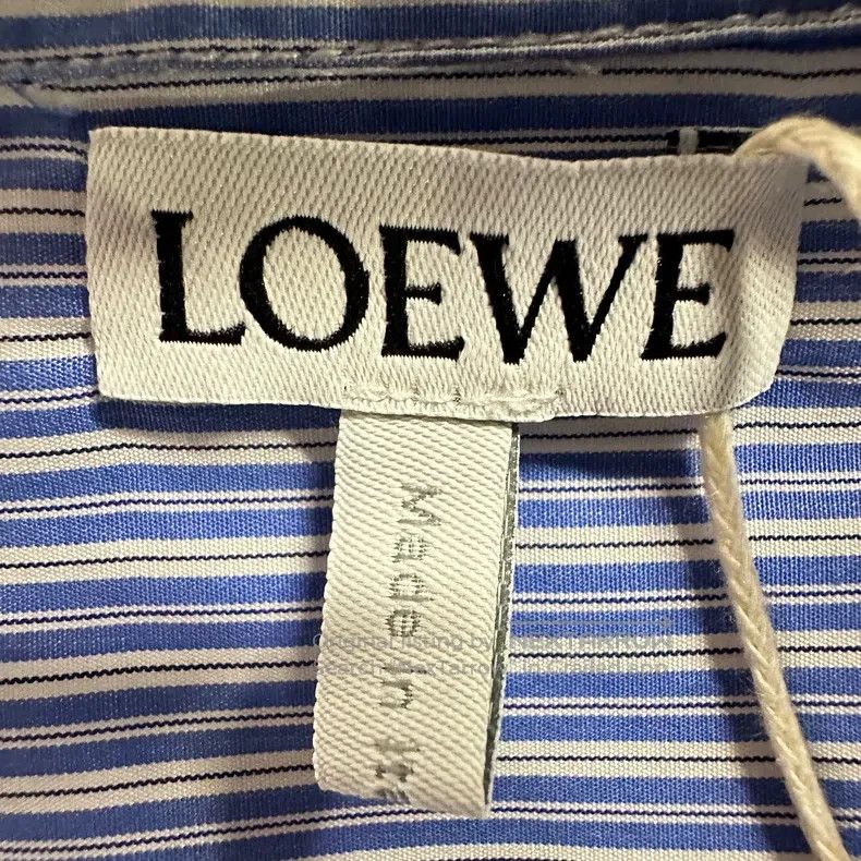 Loewe Loewe Vertical Stripe Logo Short Sleeve Shirt Size XS / US 0-2 / IT 36-38 - 3 Thumbnail