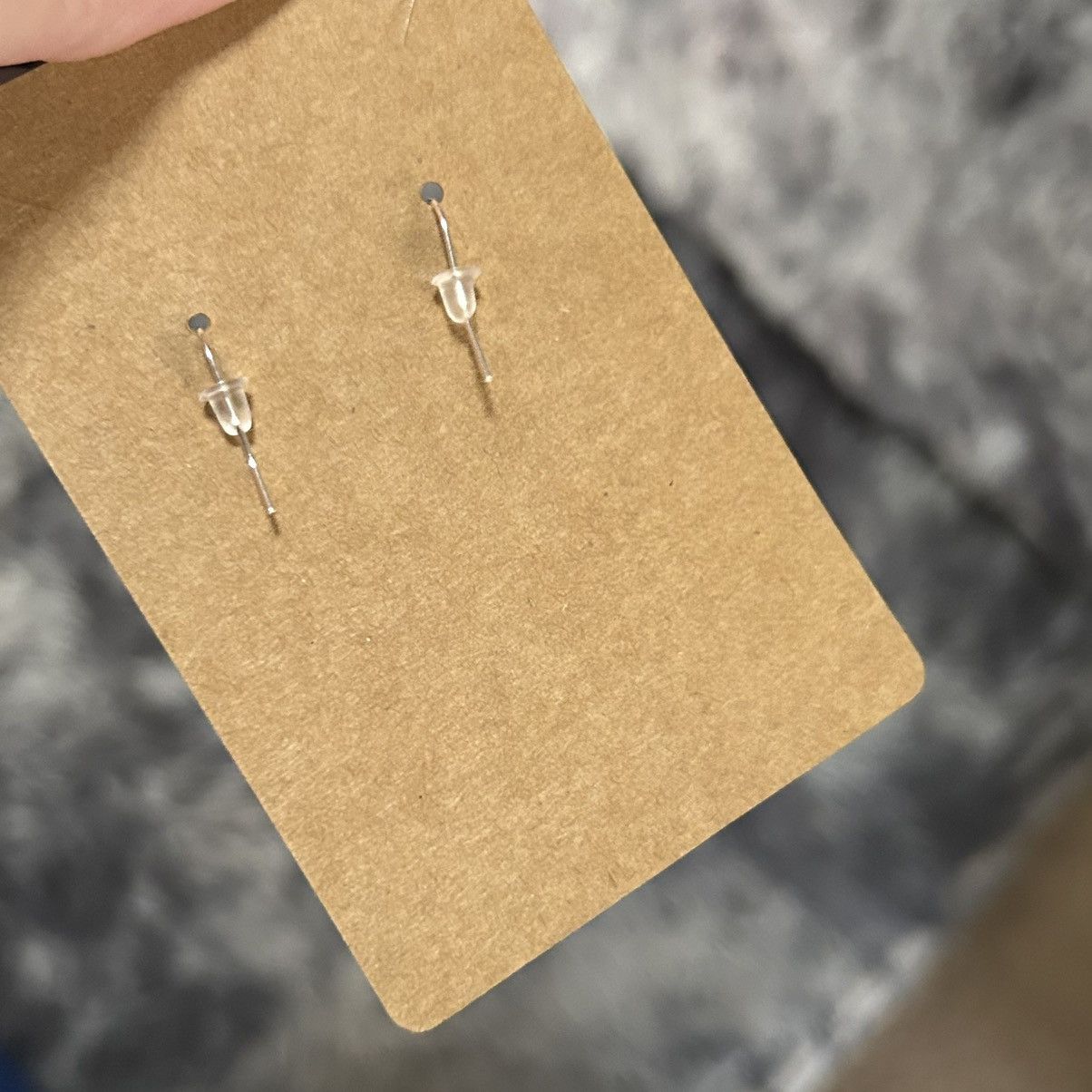 Handmade Handcrafted elegant vintage bead cat eye glass earrings Size ONE SIZE - 4 Thumbnail