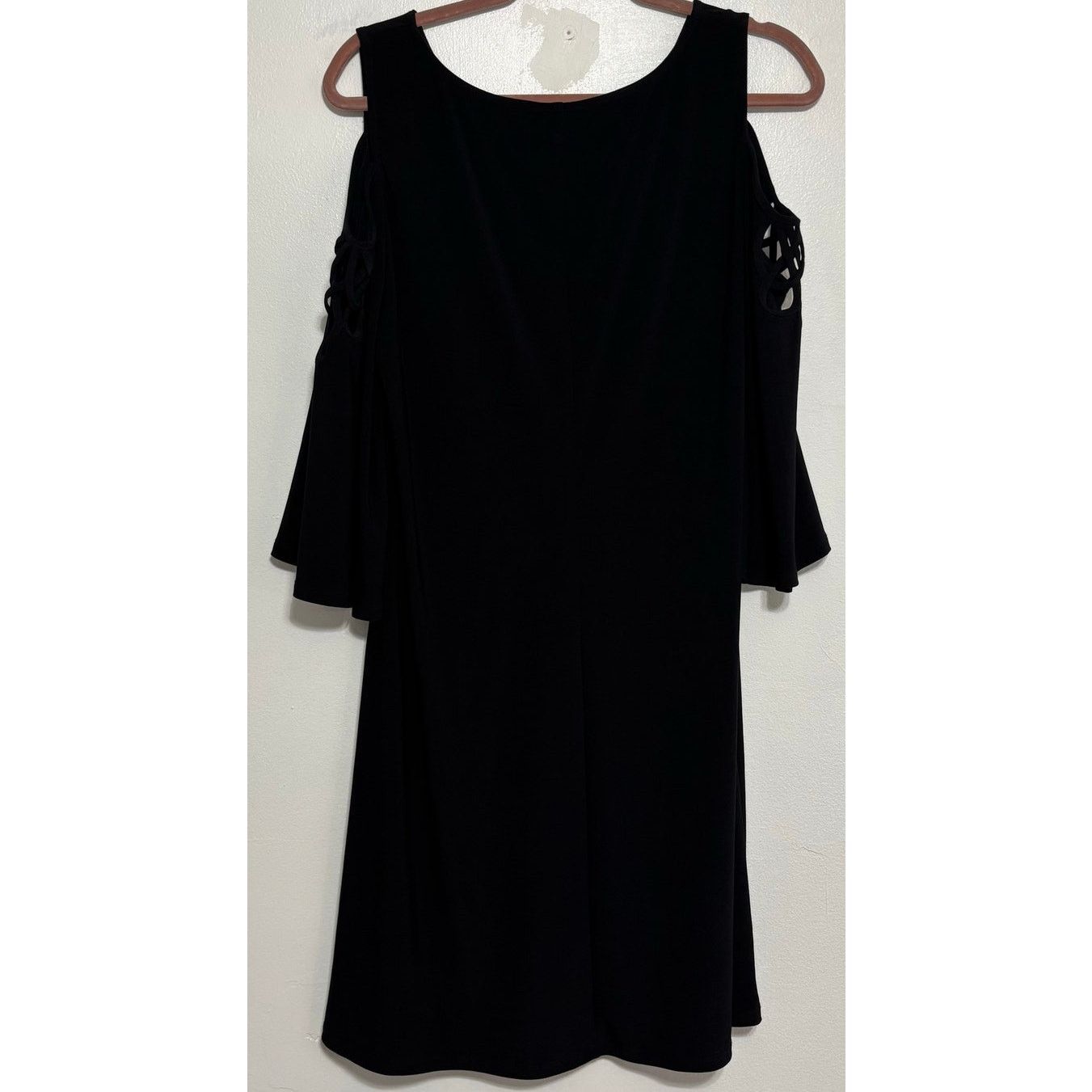 Other MSK Black Cold Shoulder Cocktail Dress Size Large Size L / US 10 / IT 46 - 2 Thumbnail