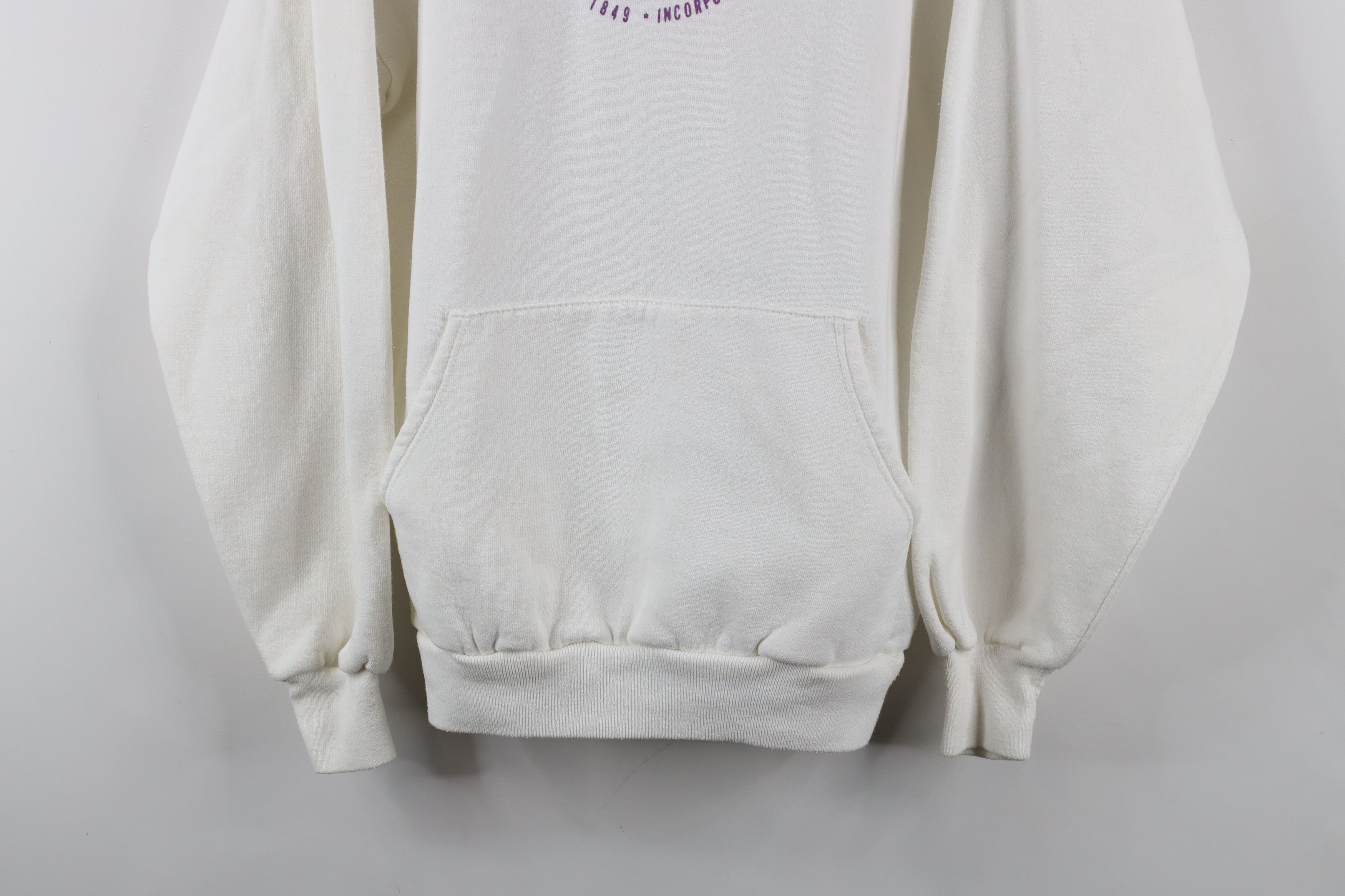 Vintage Vintage 80s 90s University at Albany Hoodie Sweatshirt USA Size XL / US 12-14 / IT 48-50 - 3 Thumbnail