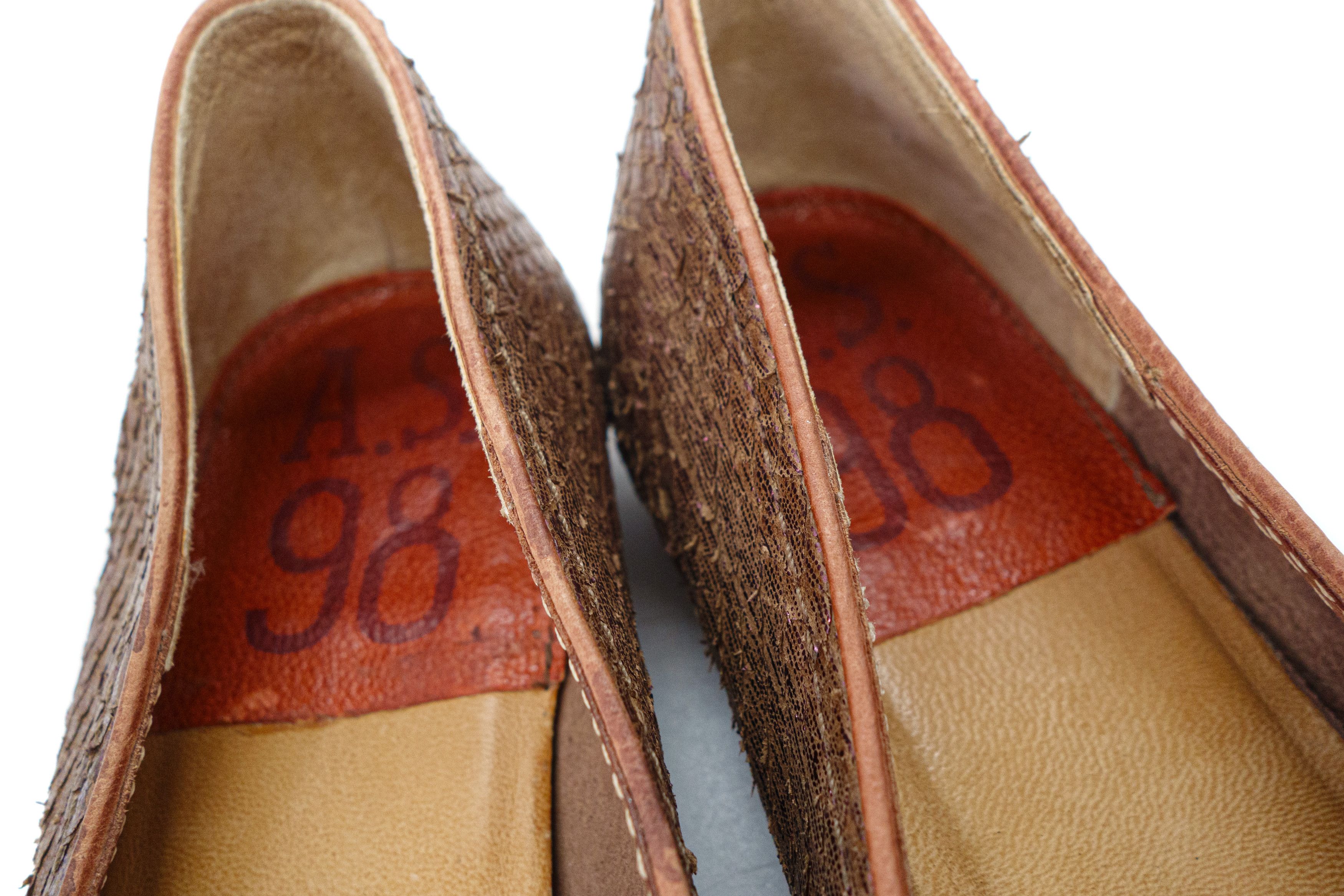 A.S.98 Belted Grunge Boat Ballet Shoes Size US 8 / IT 38 - 6 Thumbnail