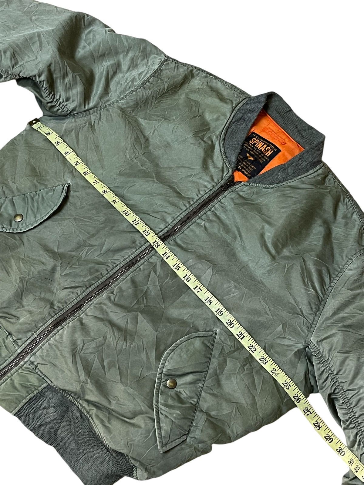 Japanese Brand VINTAGE JAPANESE BRAND SPINASH BOMBER JACKET Size US L / EU 52-54 / 3 - 8 Thumbnail