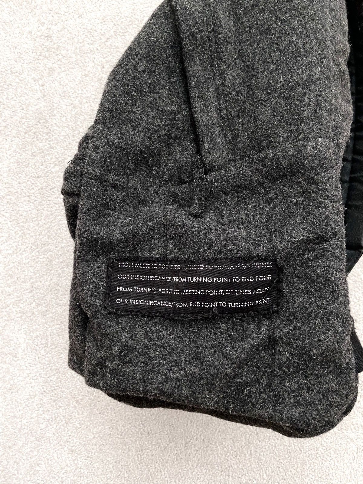 Eastpak × Raf Simons Raf Simons × Eastpak FW08 grey wool patches backpack Size ONE SIZE - 9 Thumbnail