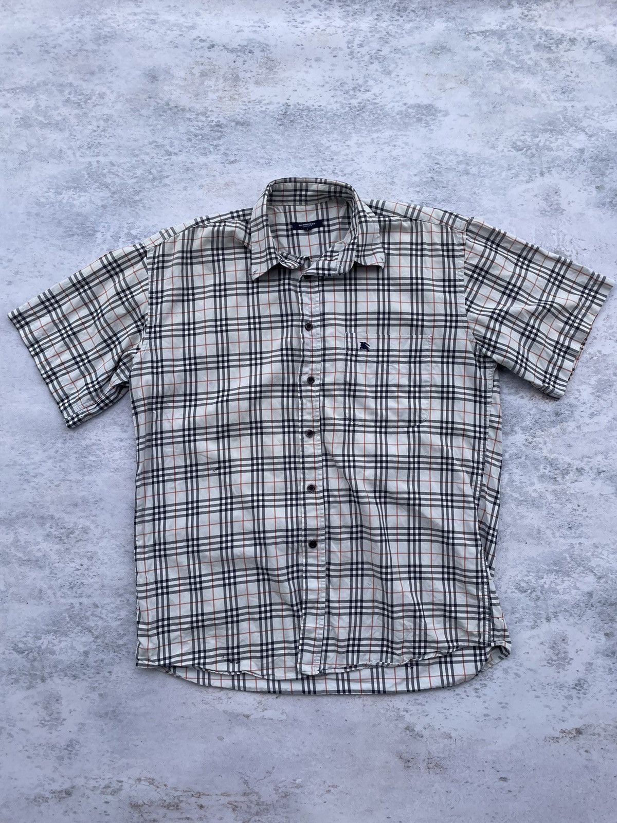 Burberry × Vintage Vintage Burberry Short Shirt Size US M / EU 48-50 / 2 - 1 Thumbnail