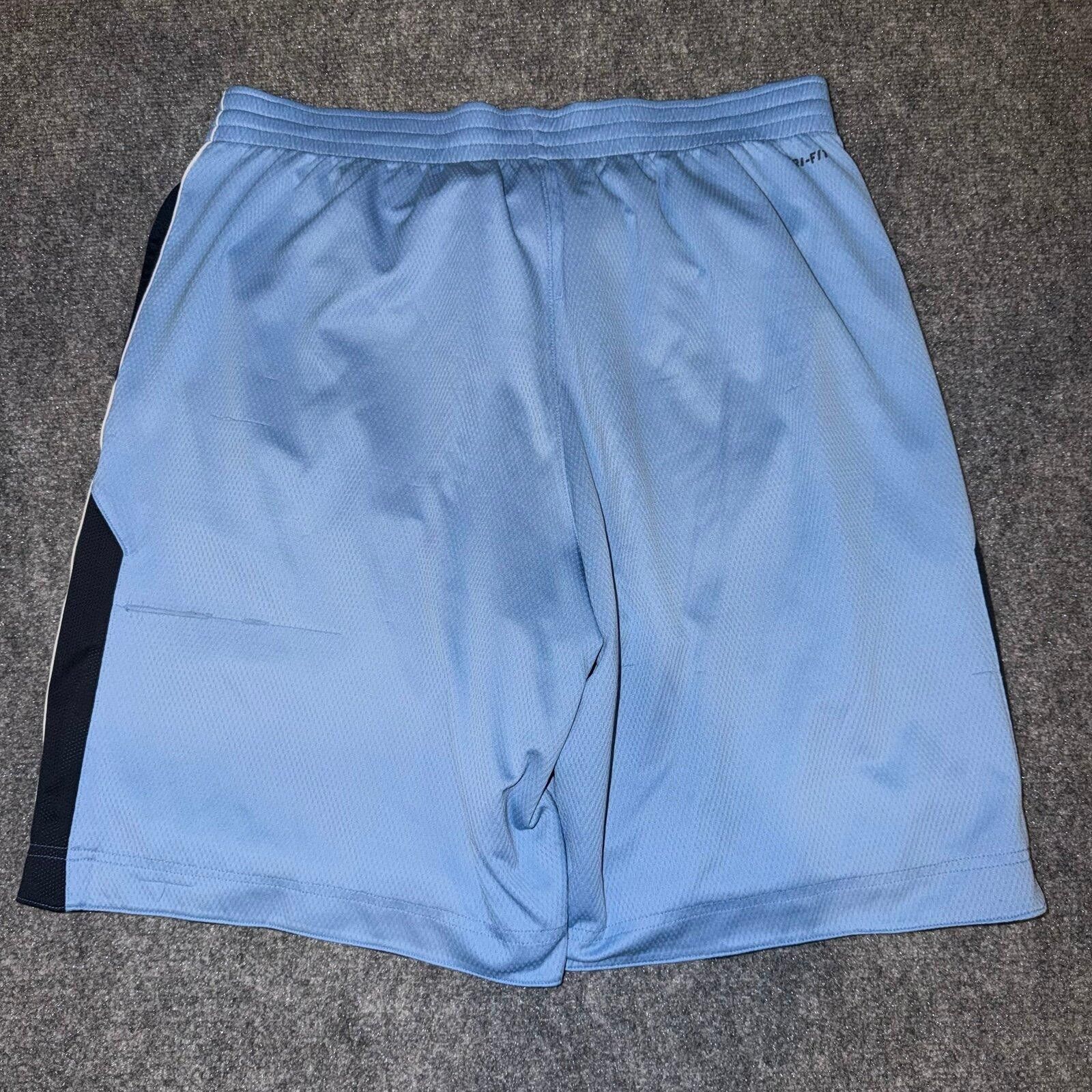 Nike Nike Blue UNC Baggy Mesh Hoop Shorts Vtg y2k 90s Rare Size US 36 / EU 52 - 5 Thumbnail