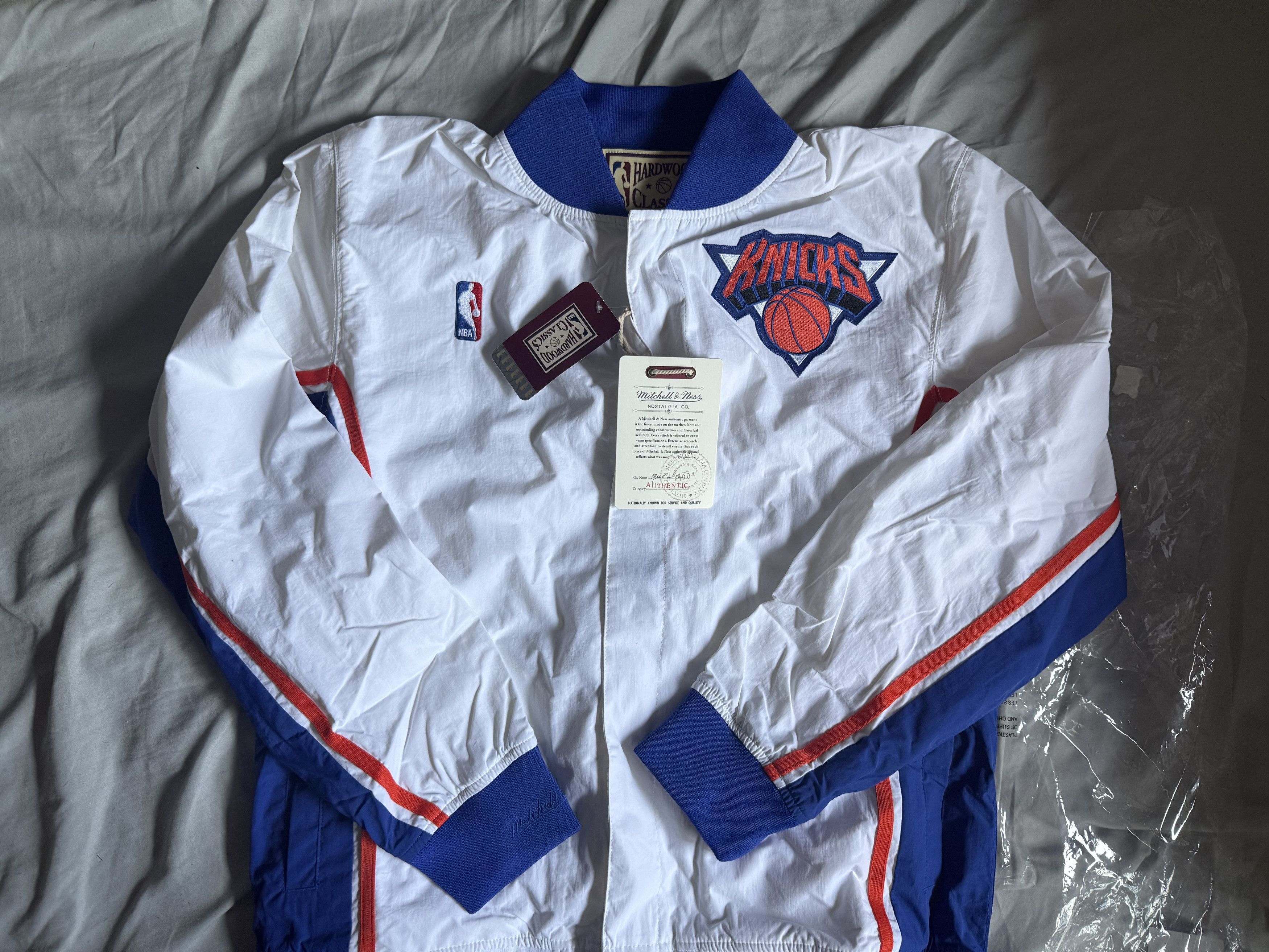 Mitchell Ness NBA New York Knicks Warm-up Jacket L (44)