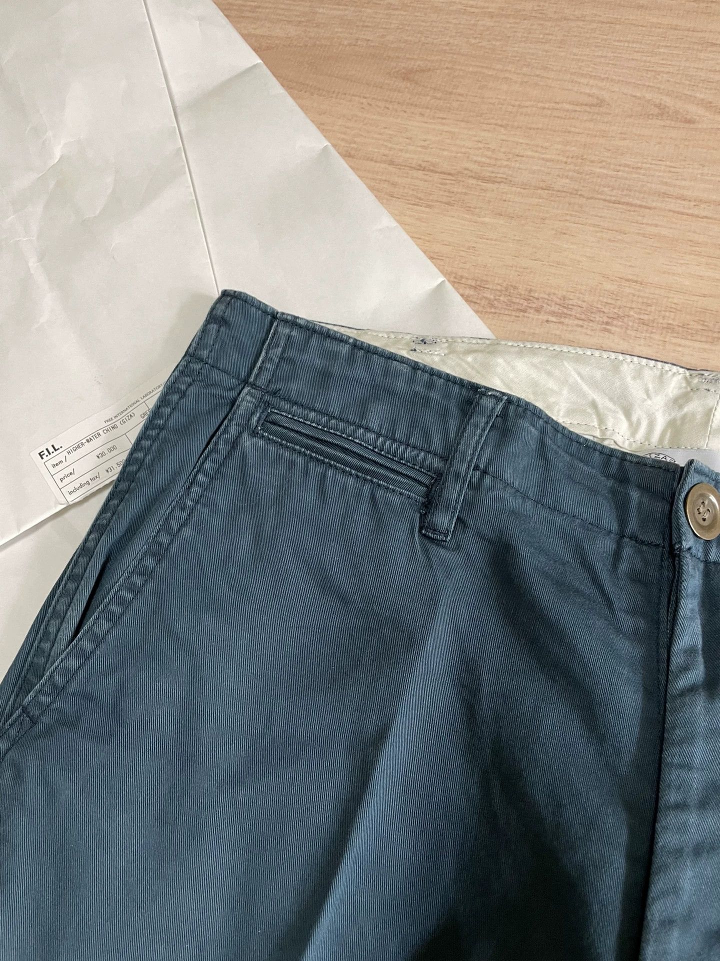 Visvim VISVIM HIGHER-WATER CHINO(GIZA) 9th Chino Good Condition Size US 29 - 6 Thumbnail