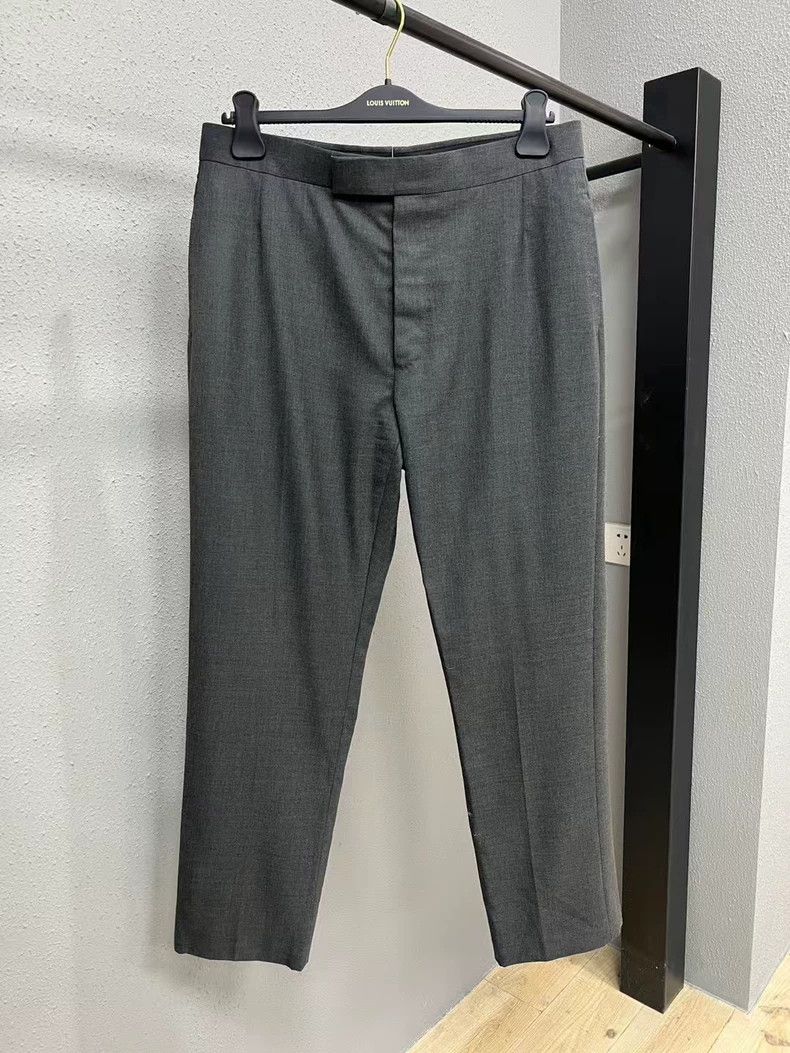 Thom Browne Thom BrowneGray wool suit pants 2503-Nextarrow Size US 30 / EU 46 - 1 Thumbnail
