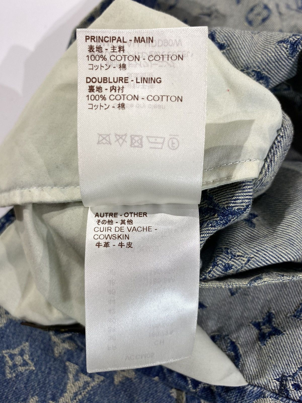 Louis Vuitton × Supreme Louis Vuitton X Supreme 32 Overall blue monogram denim Size US 32 / EU 48 - 15 Thumbnail