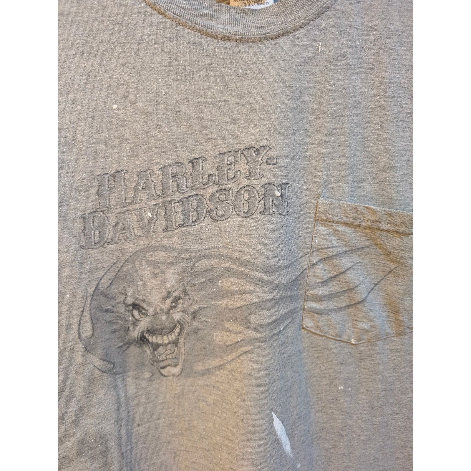 Harley Davidson Harley Davidson St. Paul Minnesota Halloween Goth Clown Size US L / EU 52-54 / 3 - 2 Thumbnail