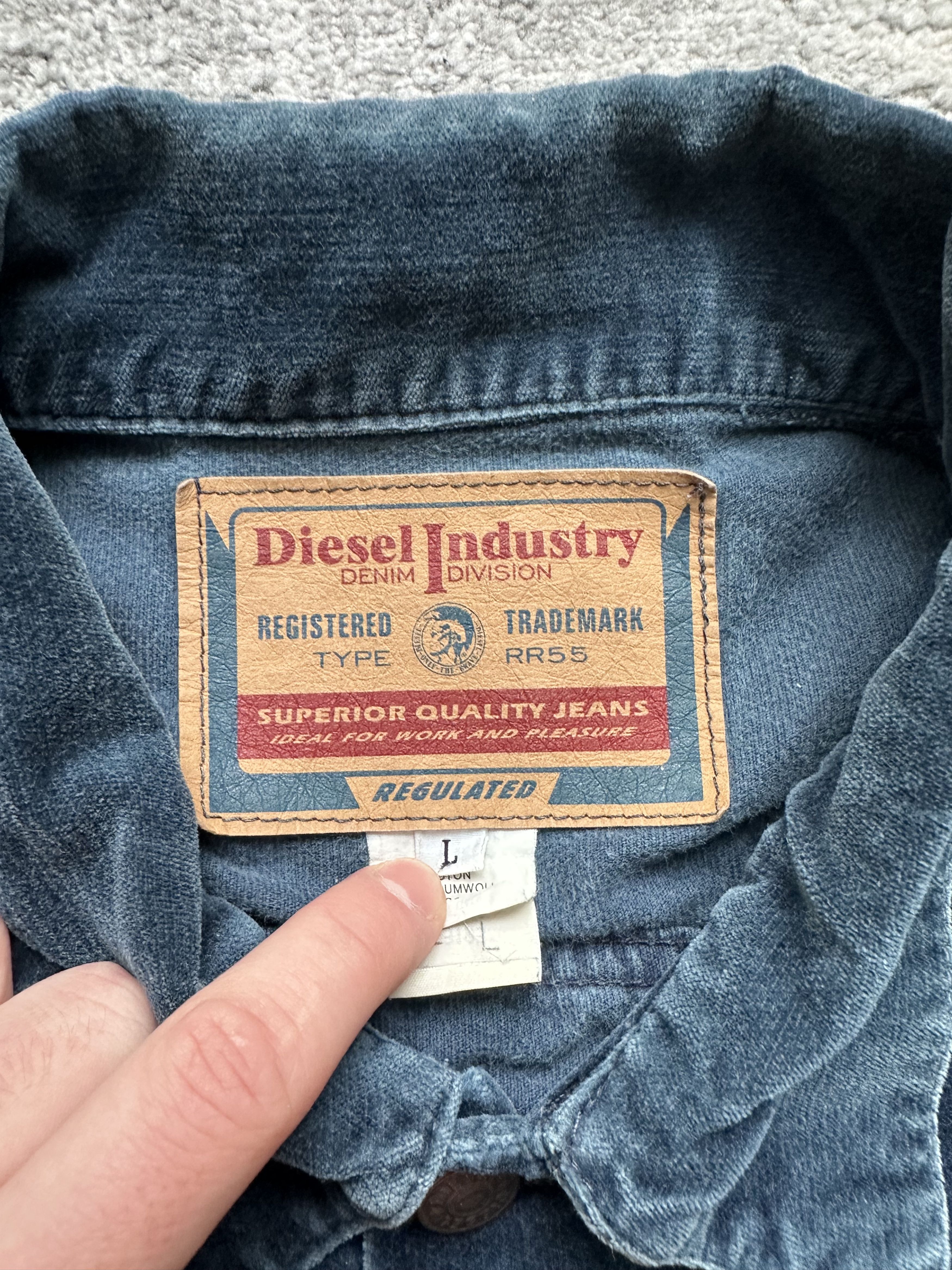 Diesel Diesel velour jacket Size US L / EU 52-54 / 3 - 7 Thumbnail