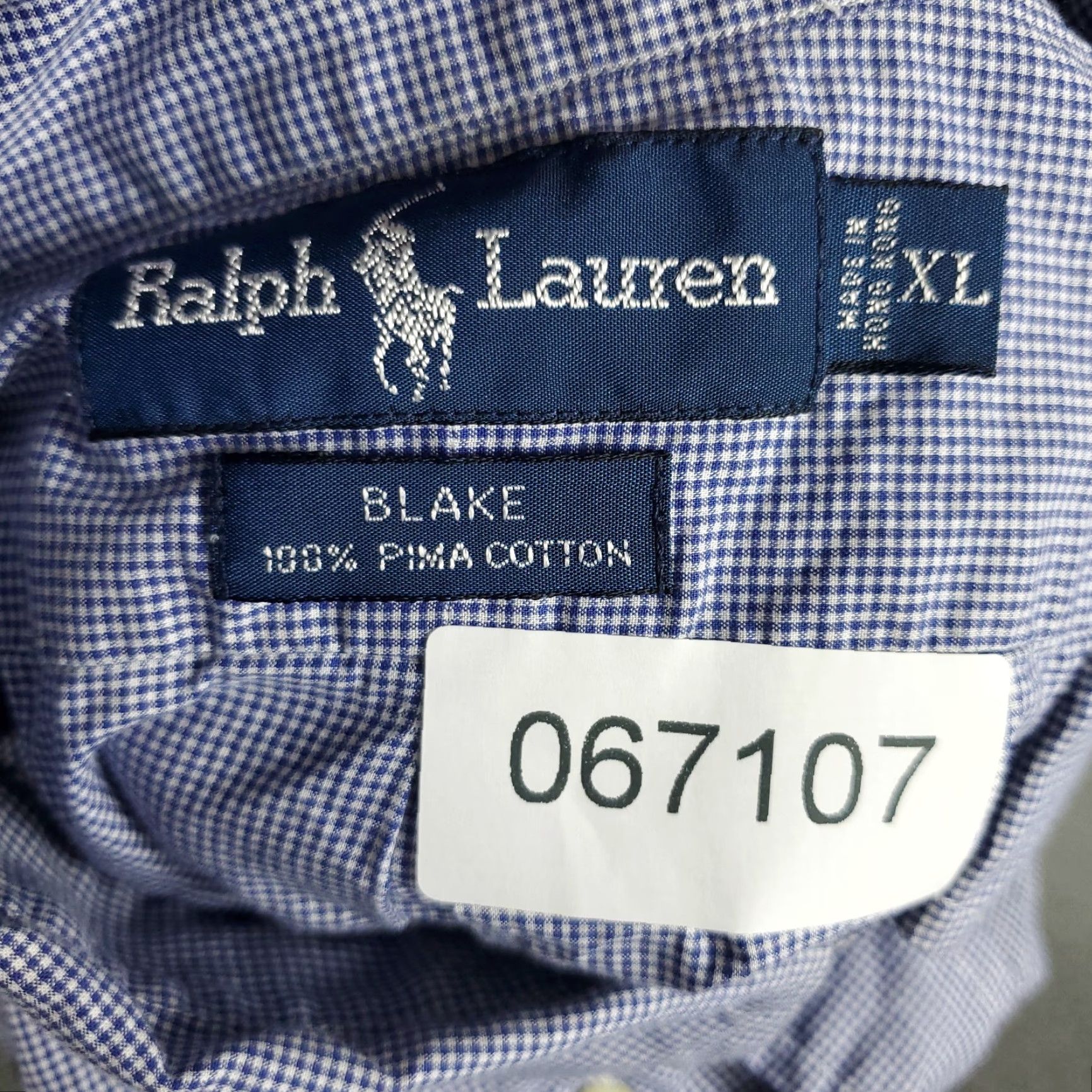 Ralph Lauren Ralph Lauren Shirt Mens XL Blue Custom Fit Button Up Long Sleeve Size US XL / EU 56 / 4 - 8 Thumbnail