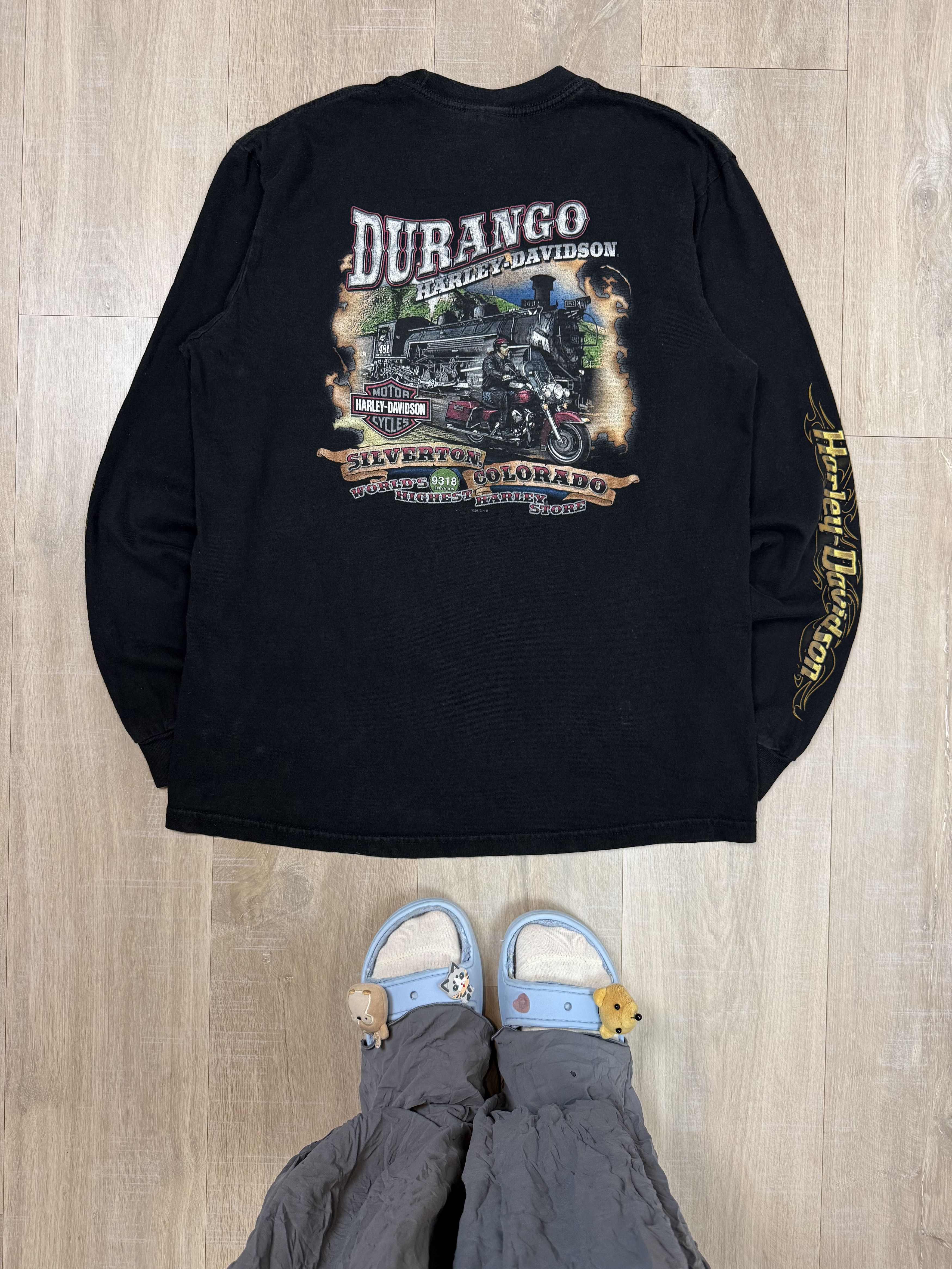 Harley Davidson Harley Davidson Eagles Durango Silverton Colorado Long Sleev Size US L / EU 52-54 / 3 - 8 Thumbnail