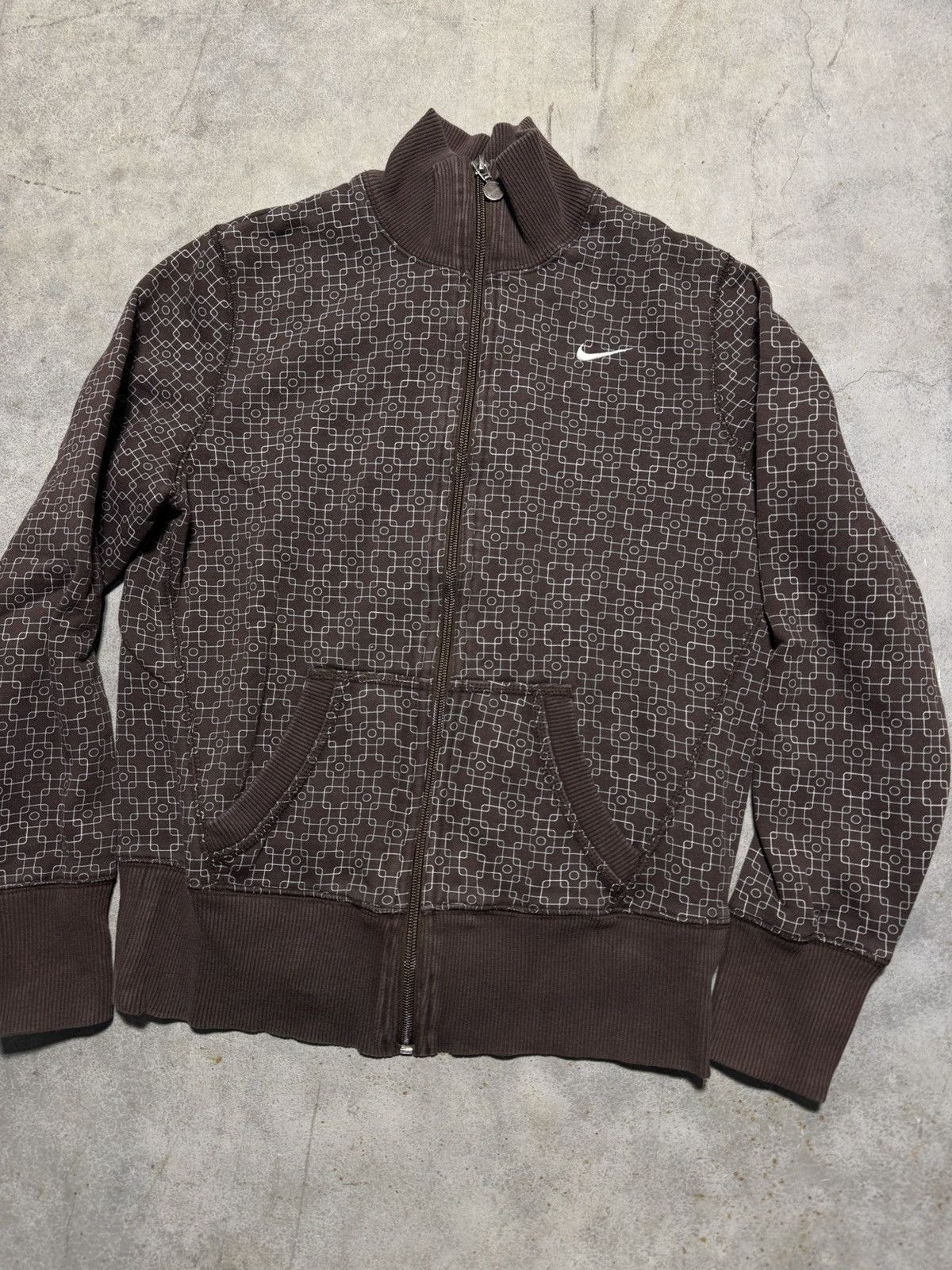 Nike Y2K Women’s brown Nike quarter zip Size S / US 4 / IT 40 - 2 Thumbnail