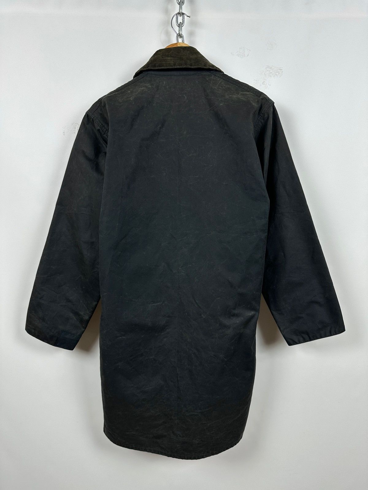 Barbour Vintage Barbour Border Waxed Coat Jacket Made in England Size US S / EU 44-46 / 1 - 4 Thumbnail
