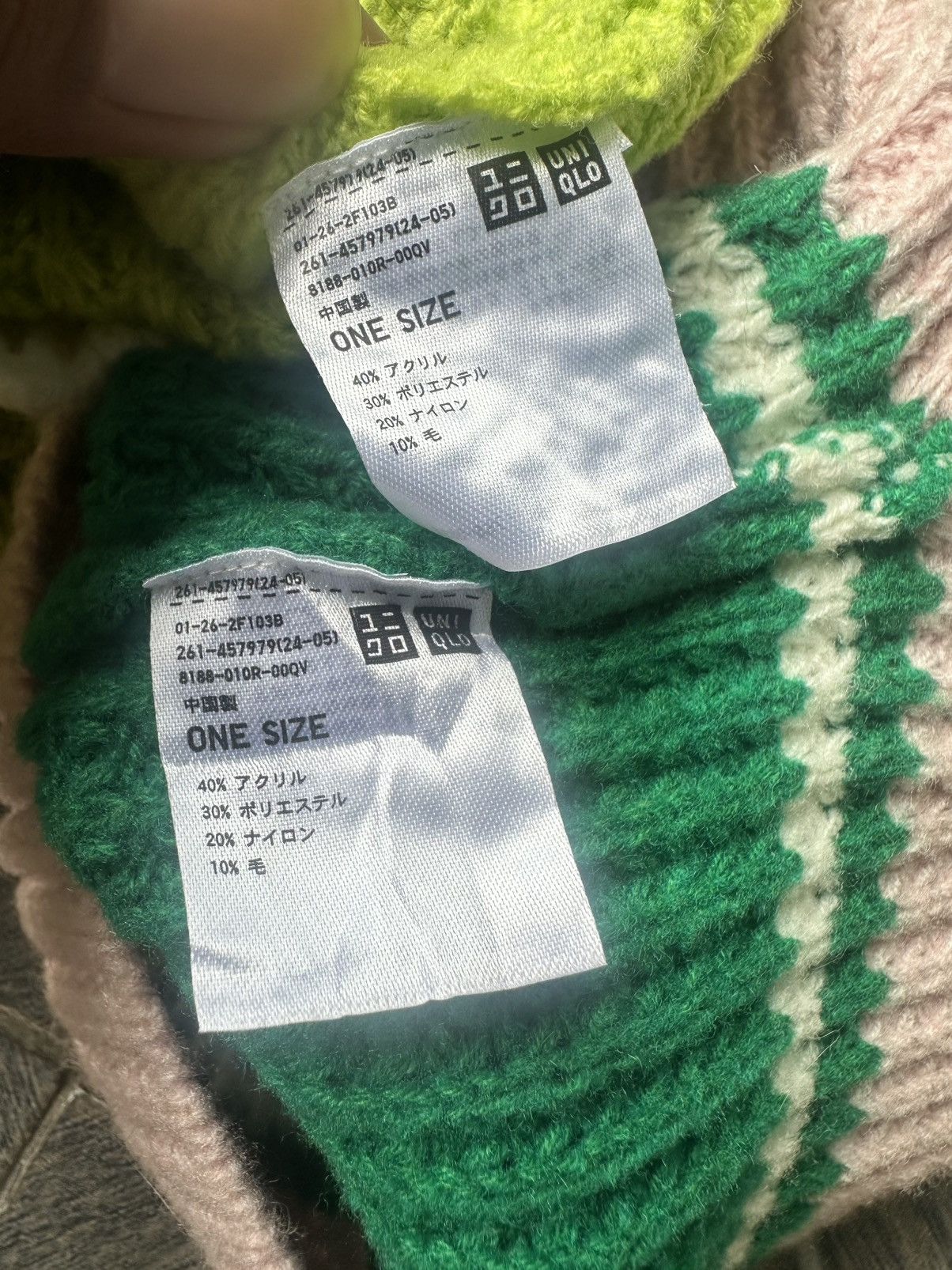 Marni Combo 2 Pcs Uniqlo X Marni Popcorn Knitted Balaclava Size ONE SIZE - 9 Thumbnail