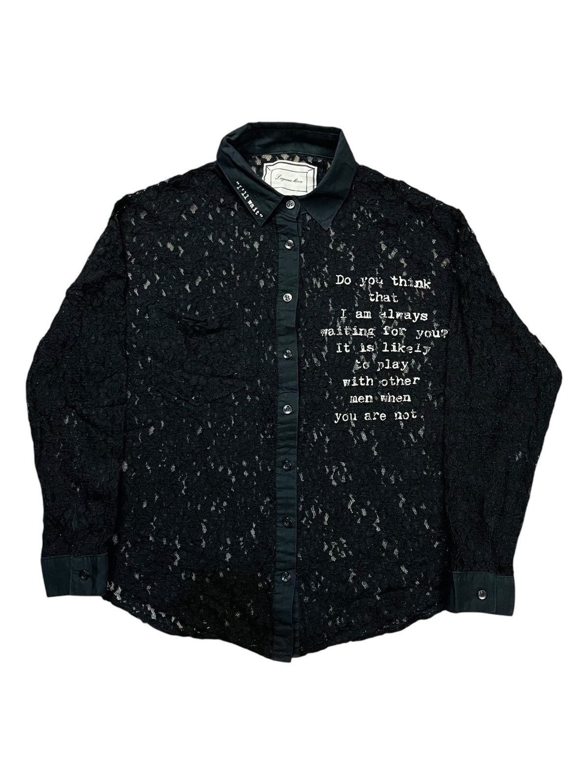 14th Addiction 2000s Laguna Moon - Chrochet Poem Shirt Size US M / EU 48-50 / 2 - 1 Thumbnail