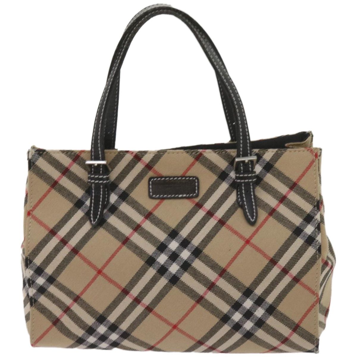 Burberry Nova Check Beige Canvas Handbag (Pre-Owned) Size ONE SIZE - 1 Thumbnail