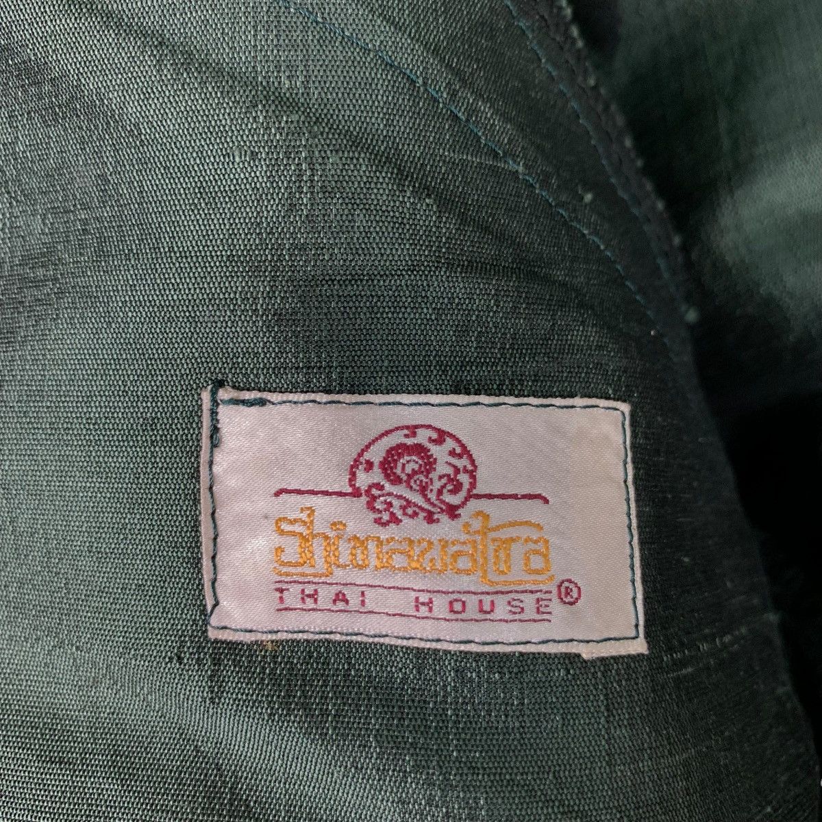 Vintage SHINAWATRA THAI HOUSE Green Casual Jacket #0497-C23 Size US M / EU 48-50 / 2 - 16 Thumbnail