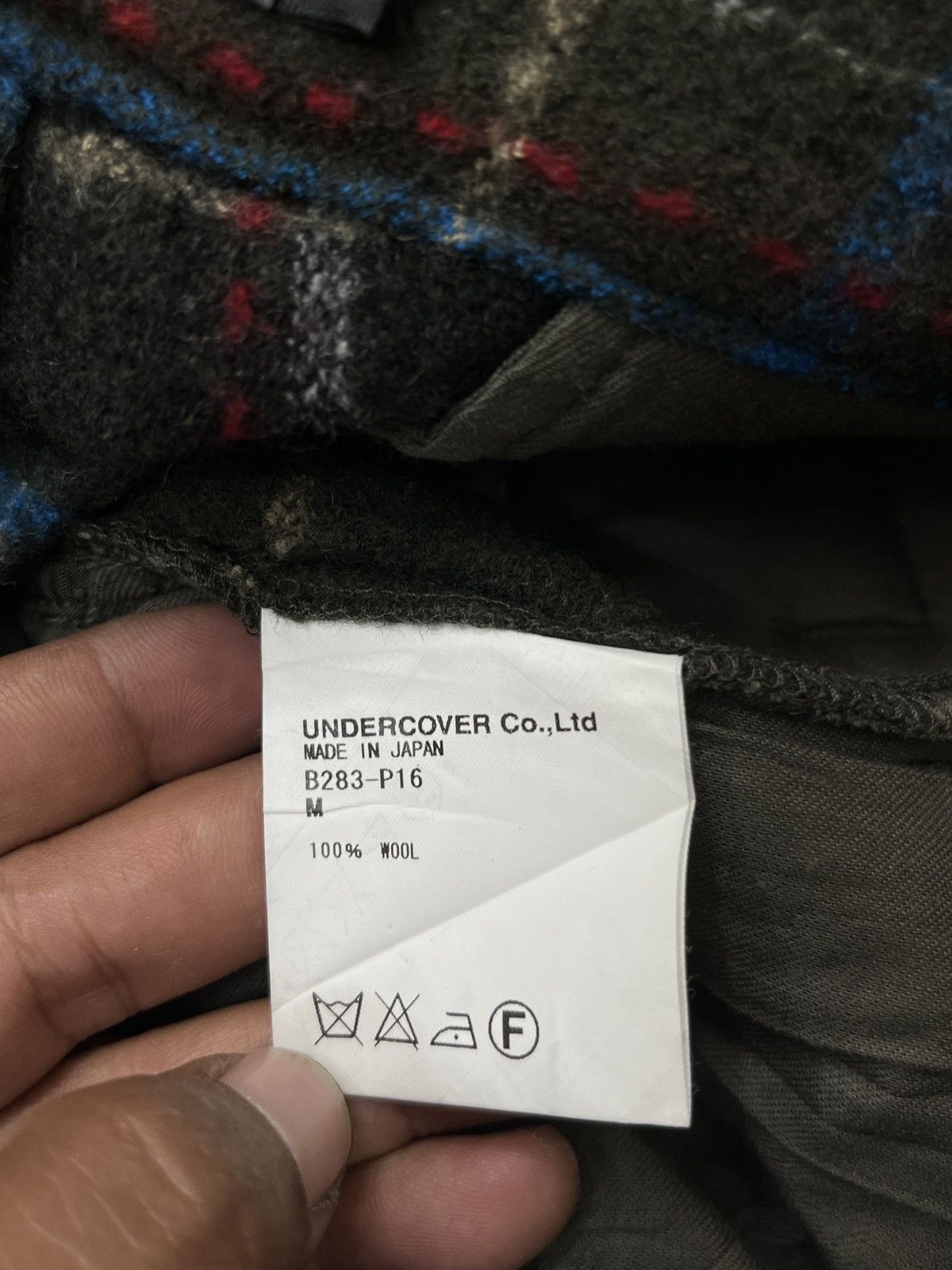 Undercover 🔥🔥🔥ARCHIVE AW04 UNDERCOVERISM FOR REBEL TARTAN PUNK PANTS Size US 33 - 19 Thumbnail