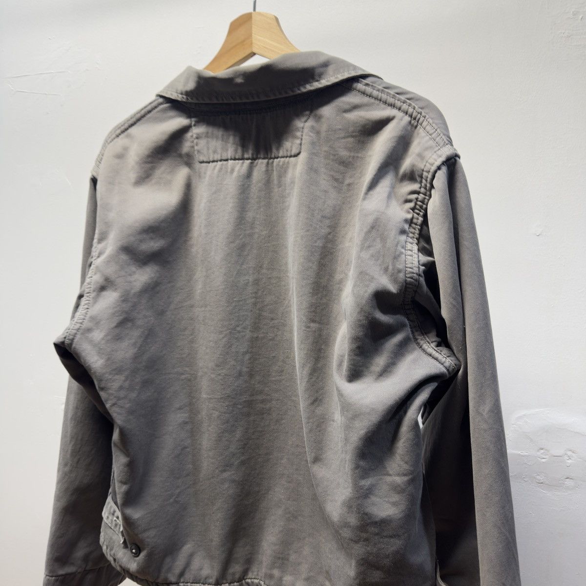 Vintage 50s 60s Thrashed Faded Distressed Work Jacket ERD Grunge Size US L / EU 52-54 / 3 - 10 Thumbnail