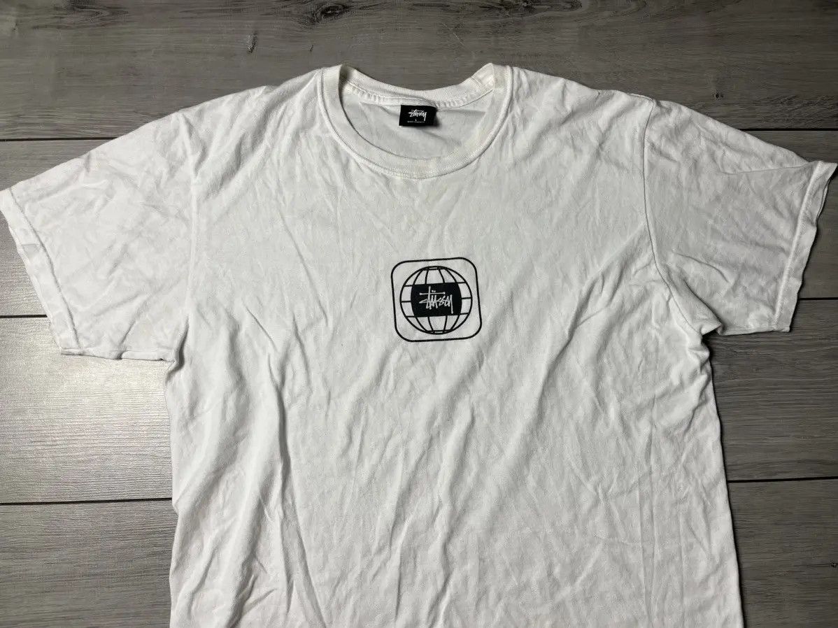 Stussy Stussy Tshirt worldwide box logo size Large Size US L / EU 52-54 / 3 - 3 Thumbnail