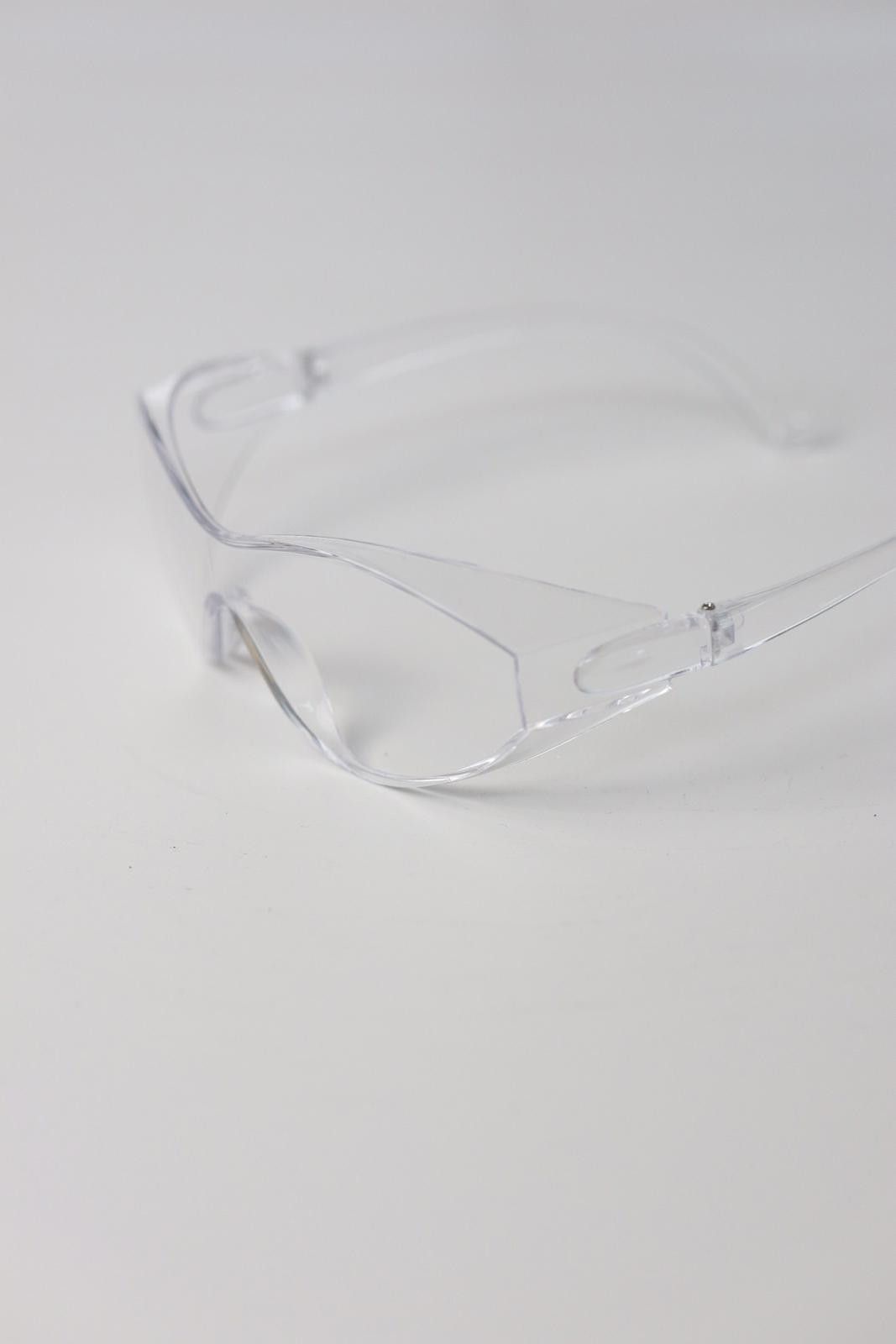 Other Y2k Large Wide Safety Glasses Sunglasses Transport White OS Size ONE SIZE - 6 Thumbnail